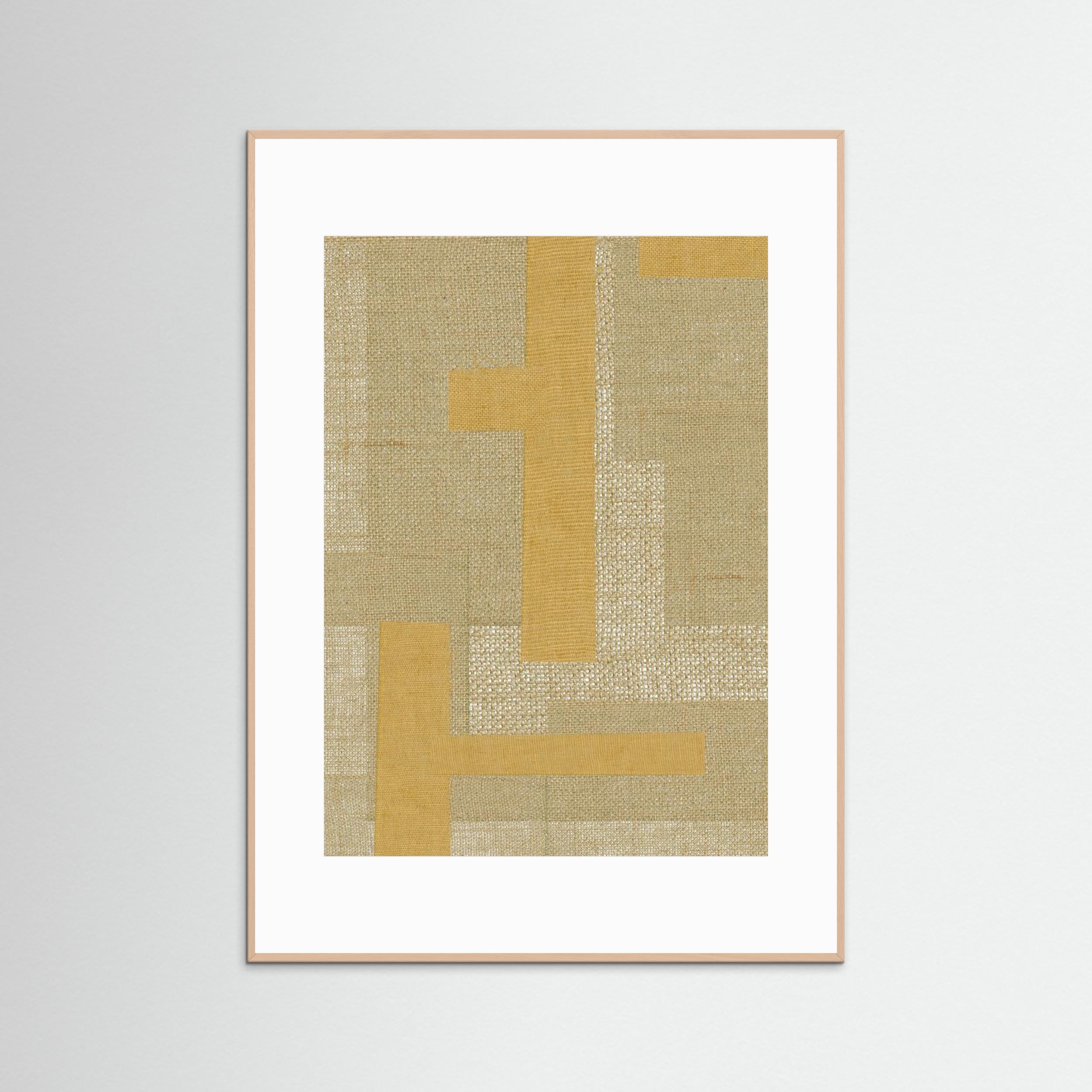 Fabric Pattern Collage No.4 by The Miuus Studio