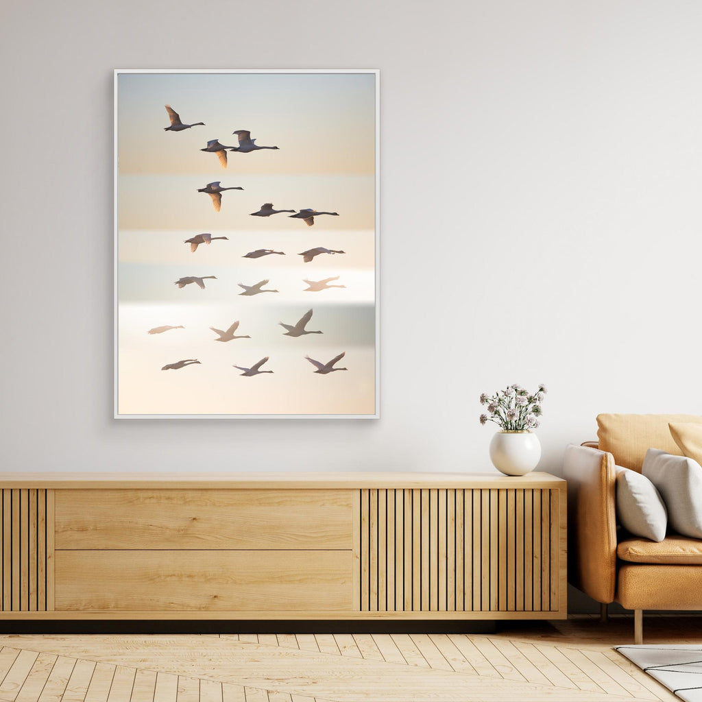 Past the sun. by Leif Løndal Canvas