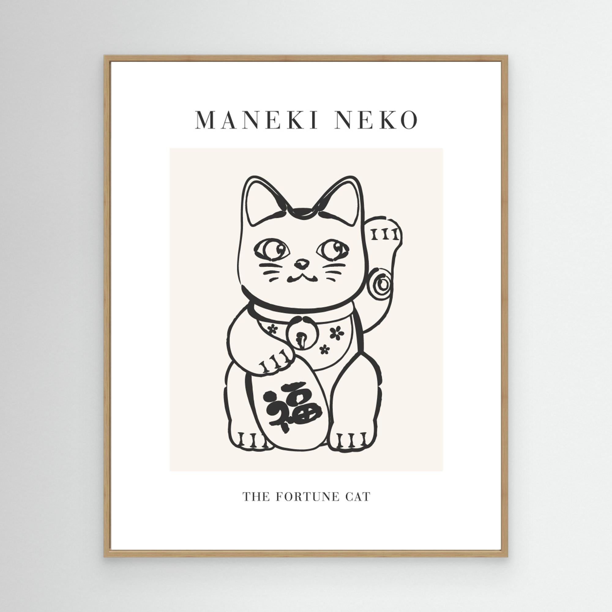 Manekineko No2 by Ksana Kalpa Canvas