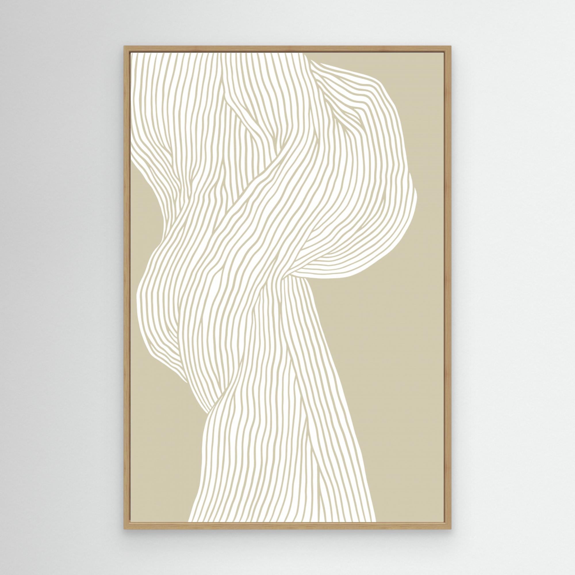 Fibers No 6 by Treechild Canvas