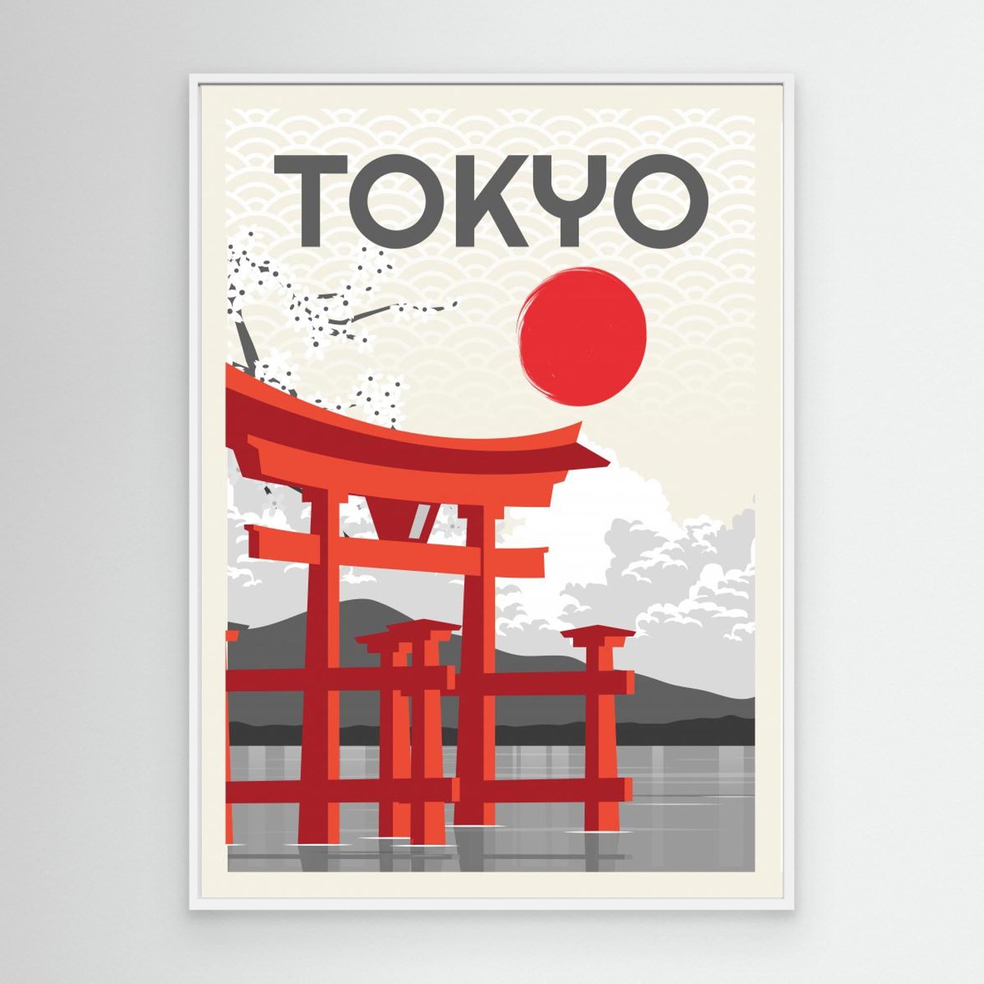 Tokyo Sun by Fadil Roze Canvas