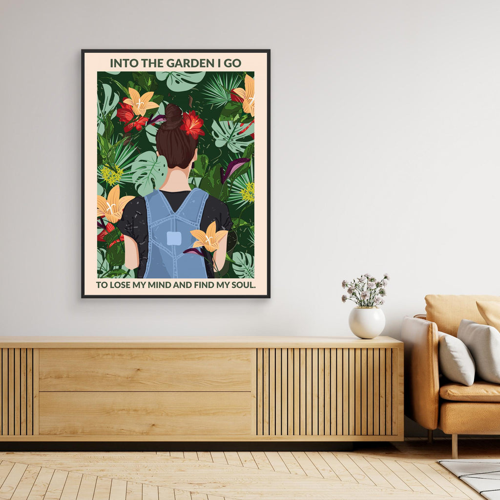 Into the Garden Standard Wall Art by Wall Chart Art Studio