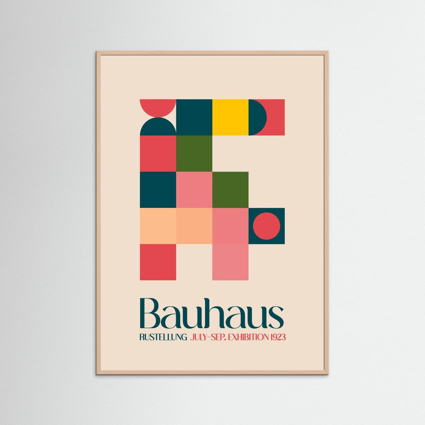 Bauhaus Kutular by Emel Tunaboylu Fine Art Paper