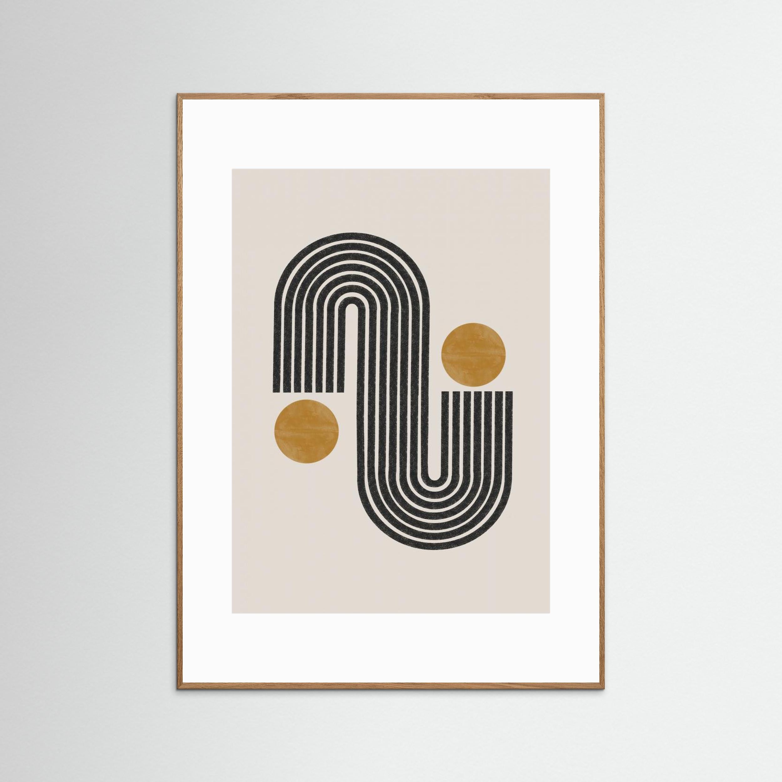 Mid Century No3. by The Miuus Studio Fine Art Paper