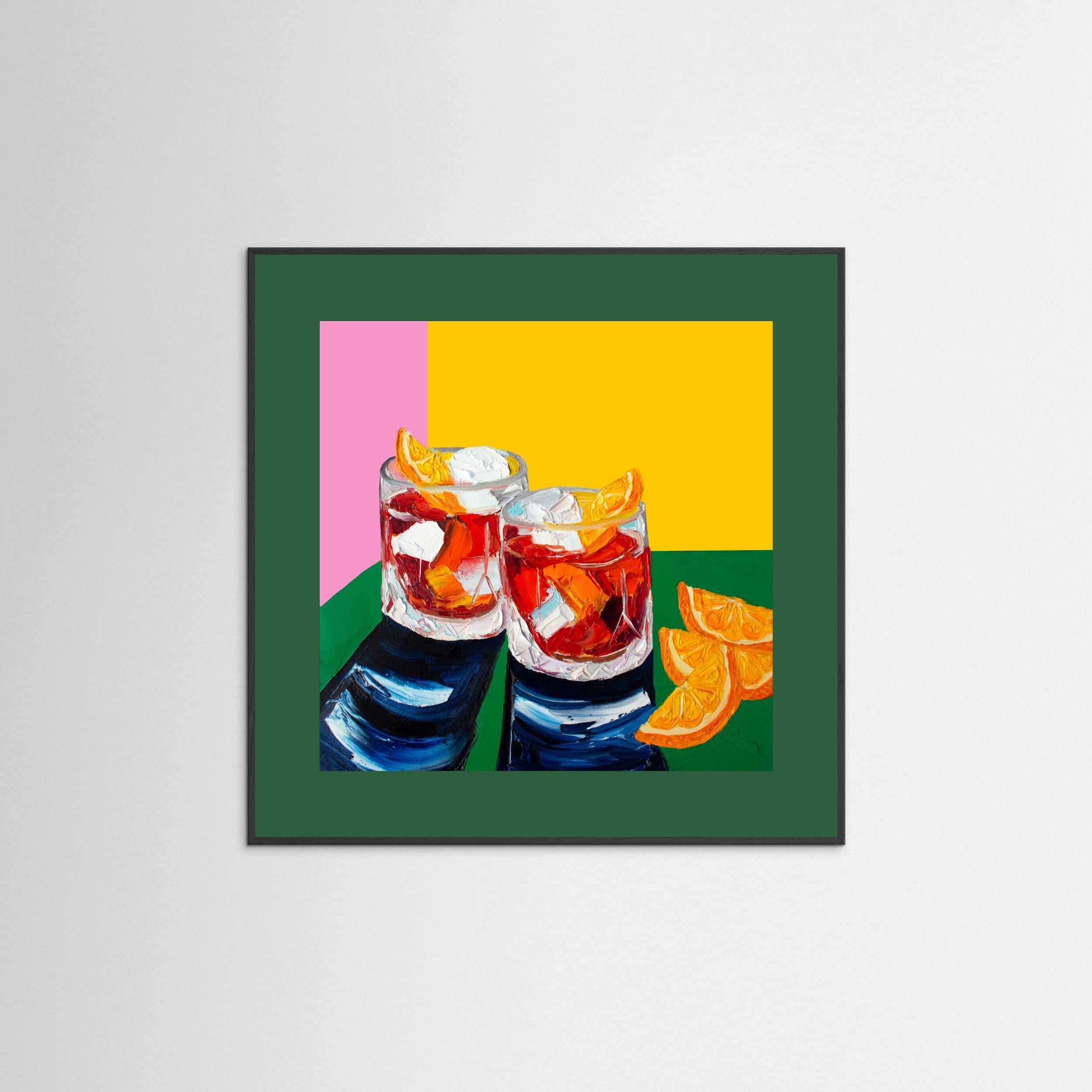 Negronis No1 by Alice Straker Fine Art Paper 