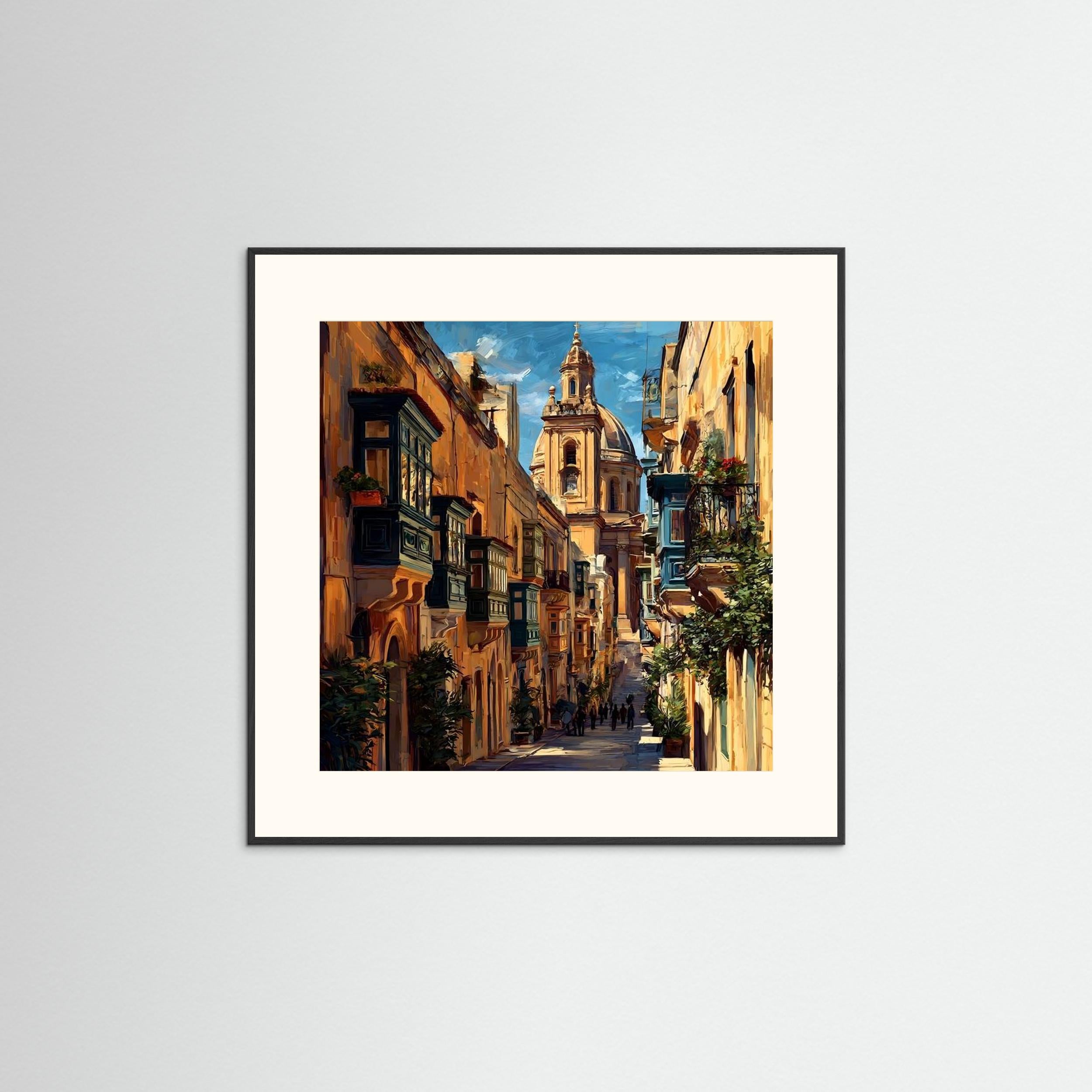 Malta villi by Natty Jaxxx The Frame Gain Fine Art Paper