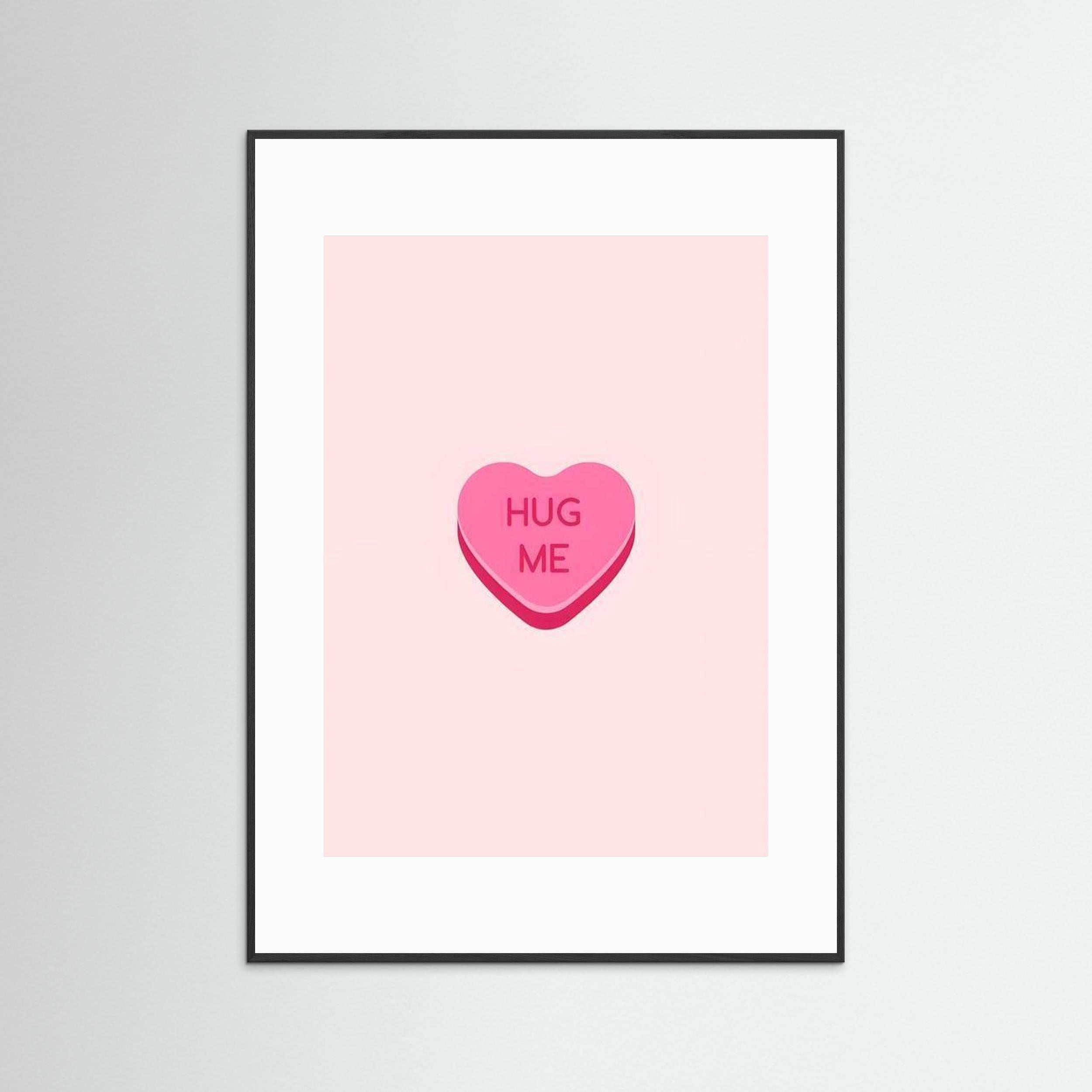 Hug Me By The Frame Gain Fine Art Paper