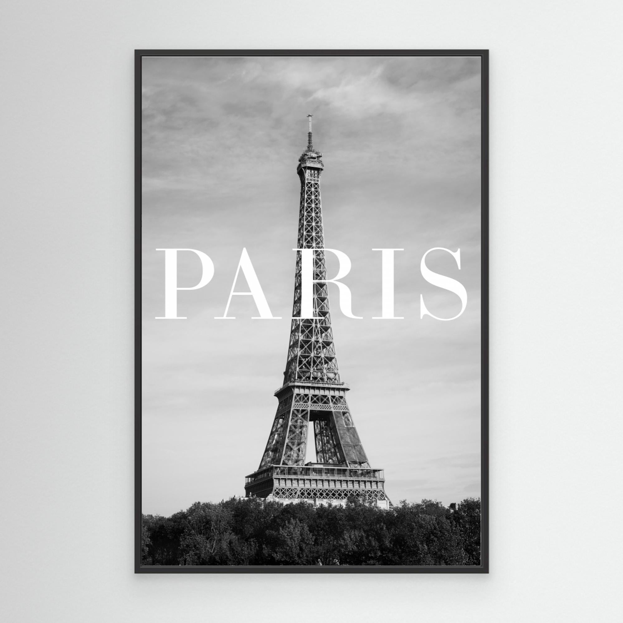 Paris Text 2 by Pictufy Studio Iii Canvas