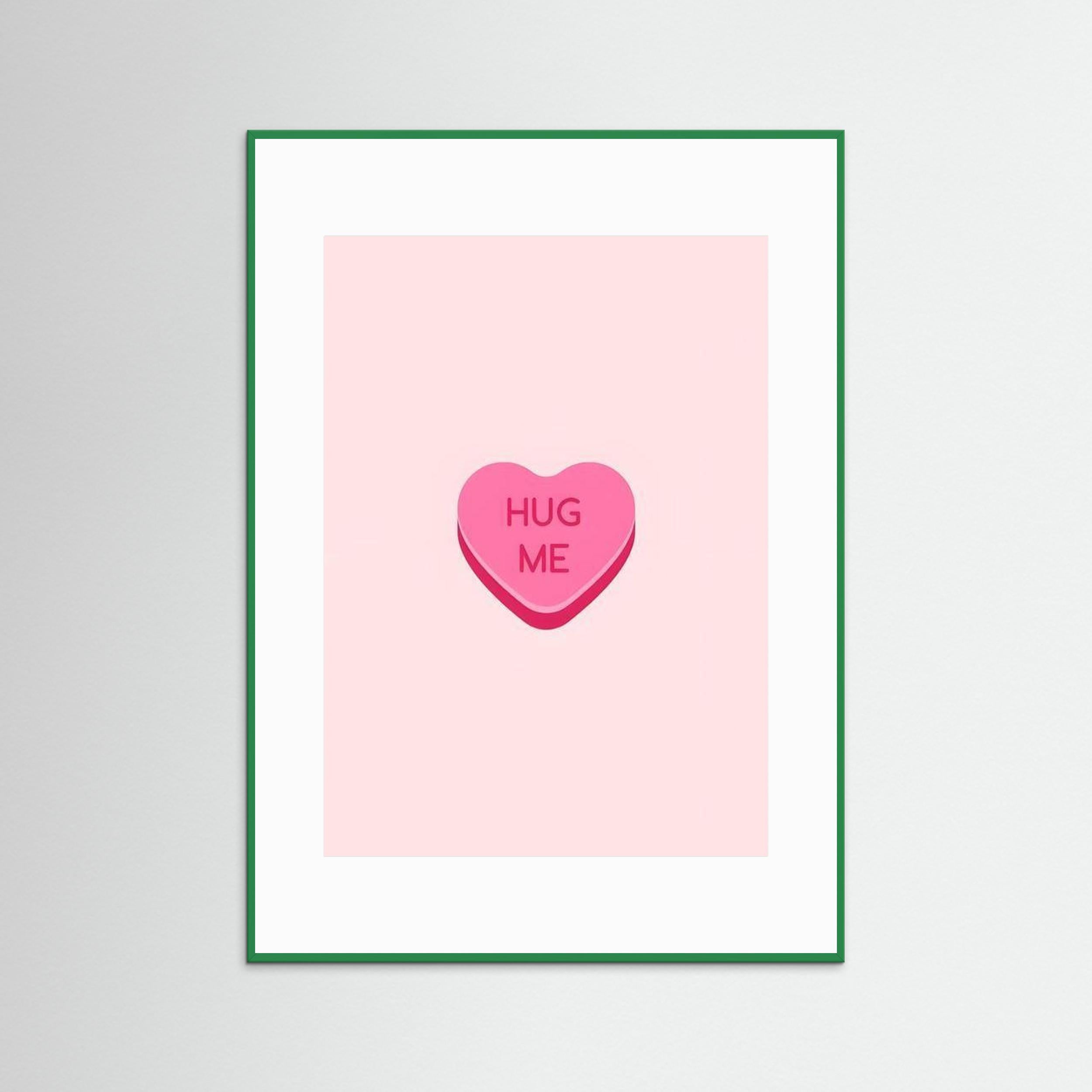 Hug Me By The Frame Gain Fine Art Paper