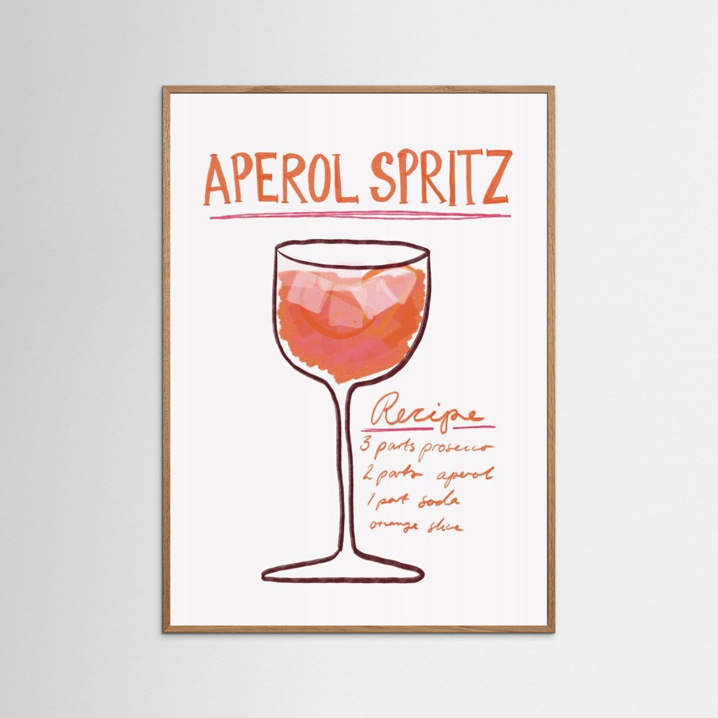 Aperol Spritz by Athene Fritsch Fine Art Paper 