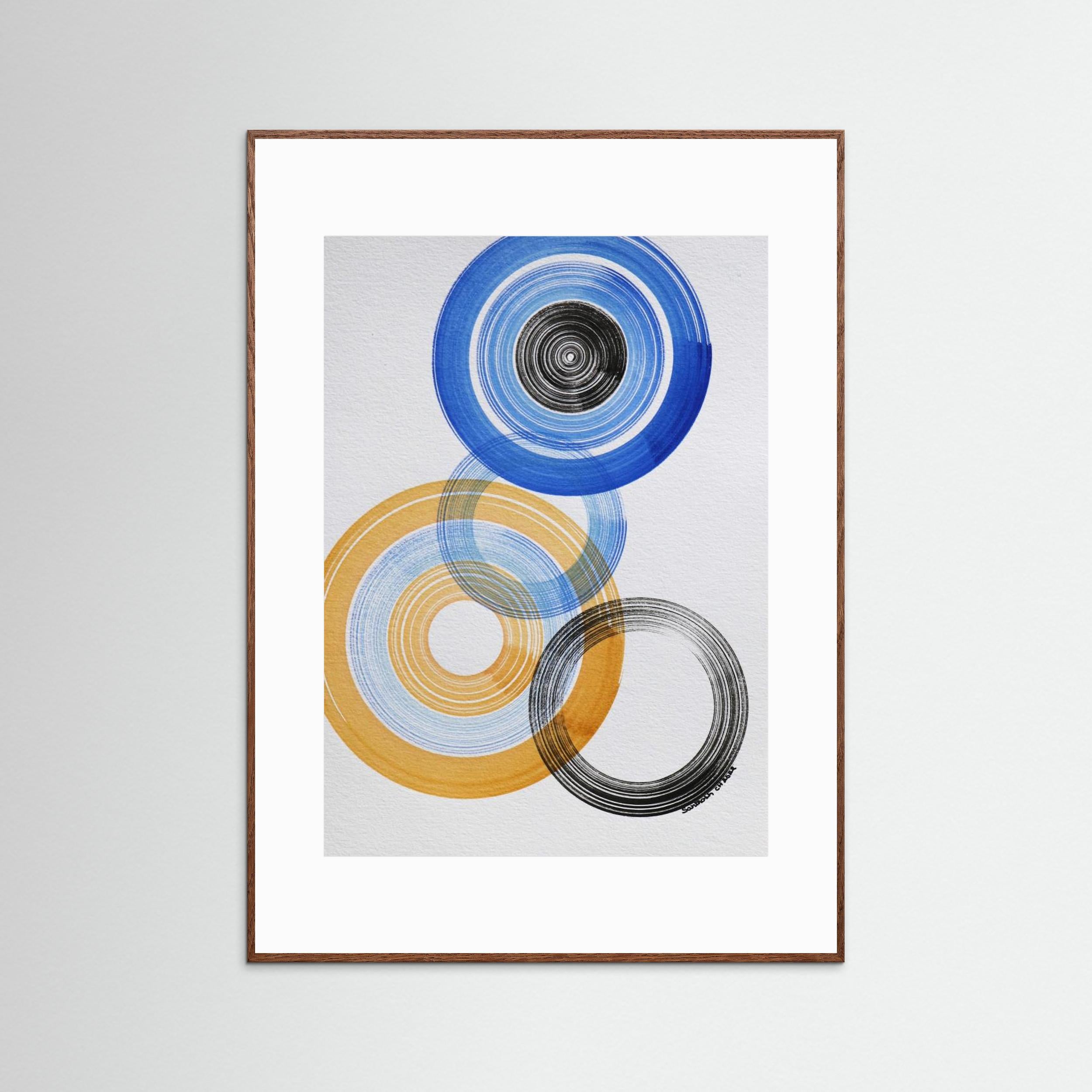 Shapes 4 by Santhosh Ch Fine Art Paper 