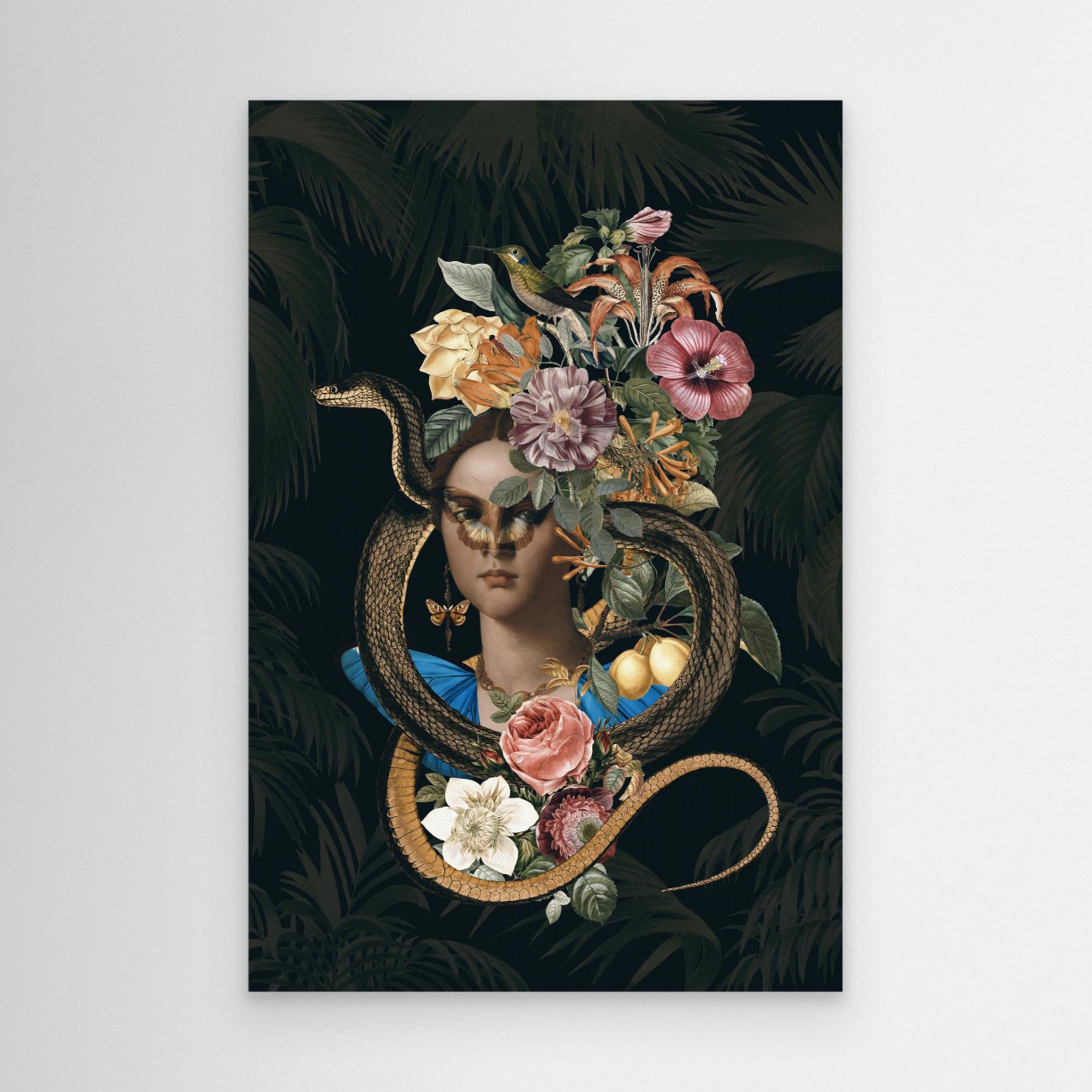 Snake Princess by Andrea Haase Canvas