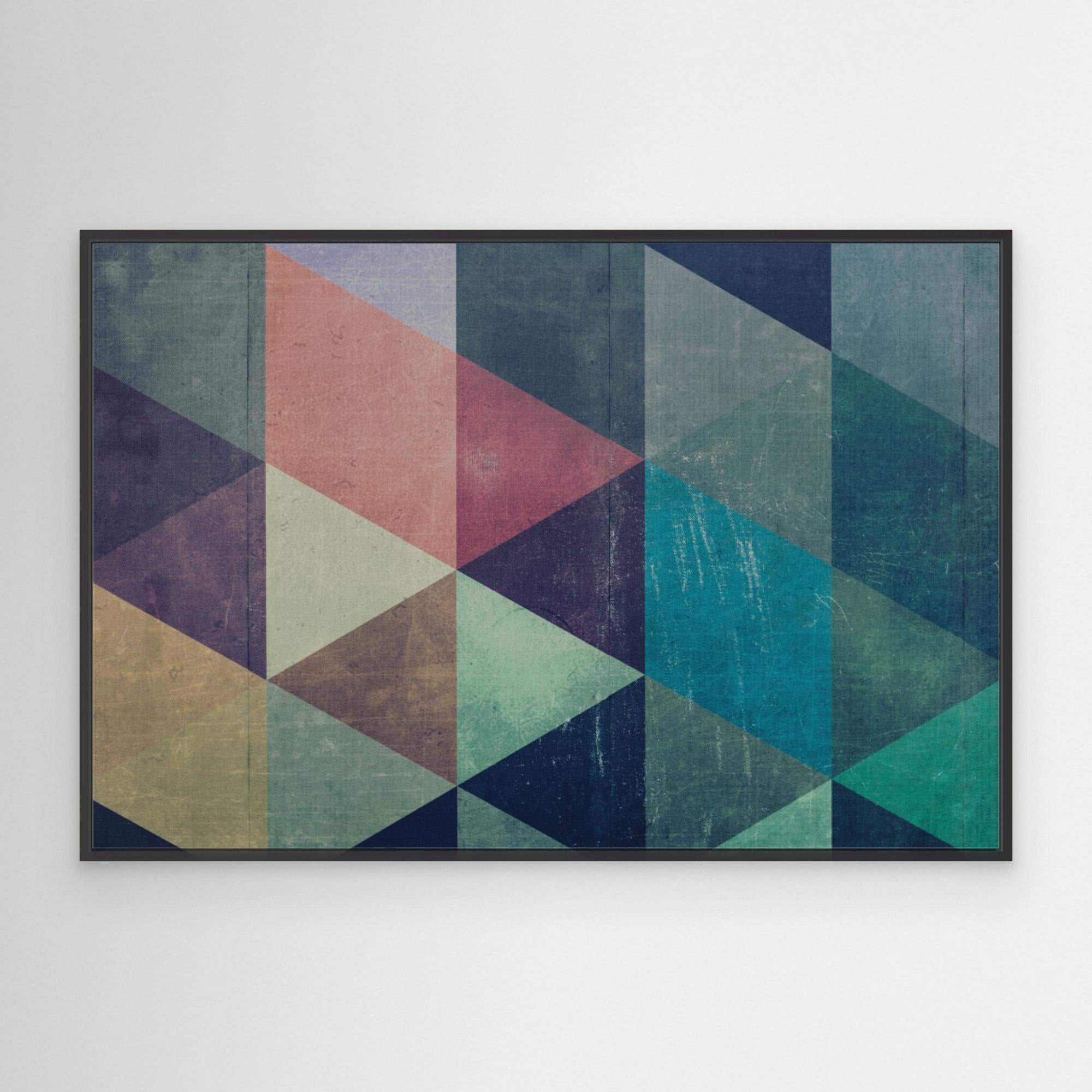 Triangle Textures by Tim Mossholder Canvas