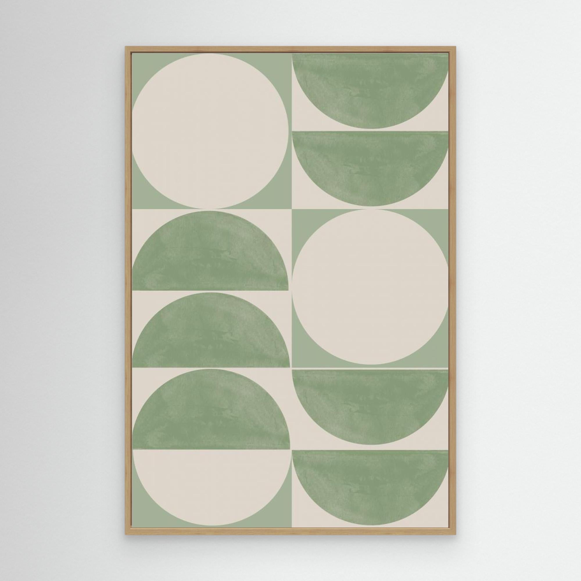 Mid Century Modern 01 by The Miuus Studio Canvas