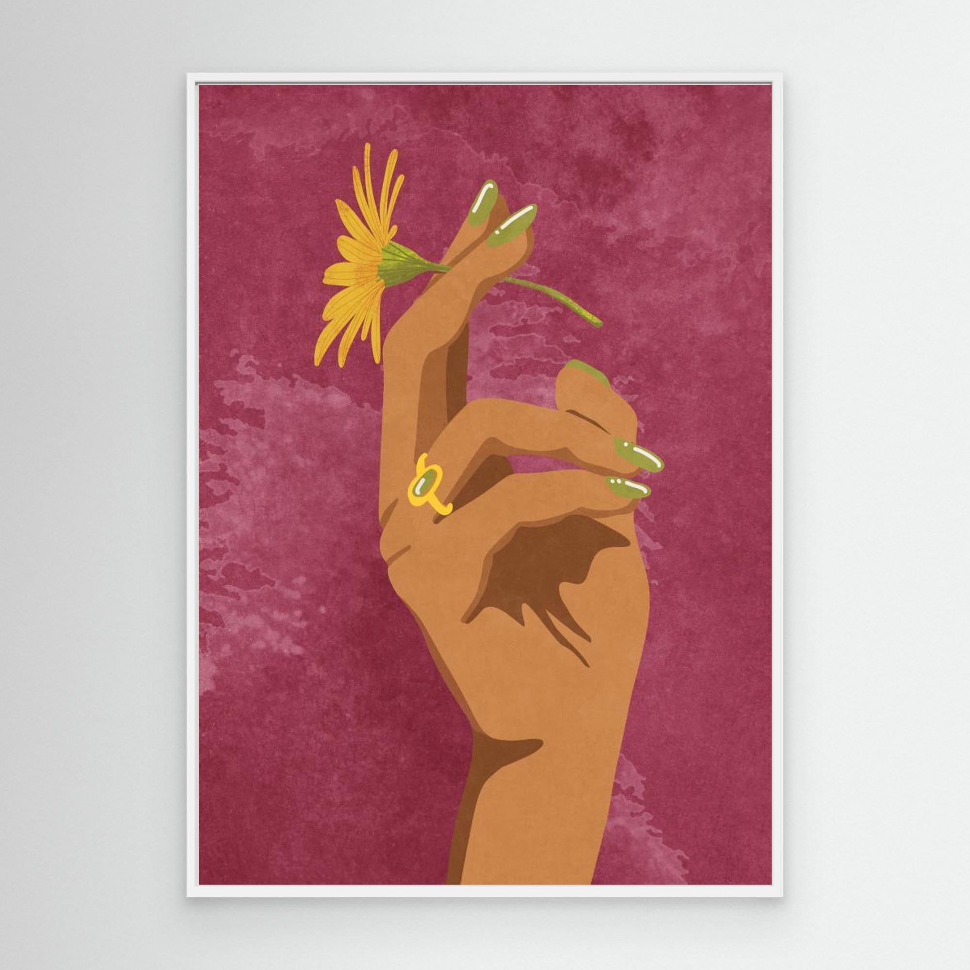 Smoking Flower by Raissa Oltmanns Canvas