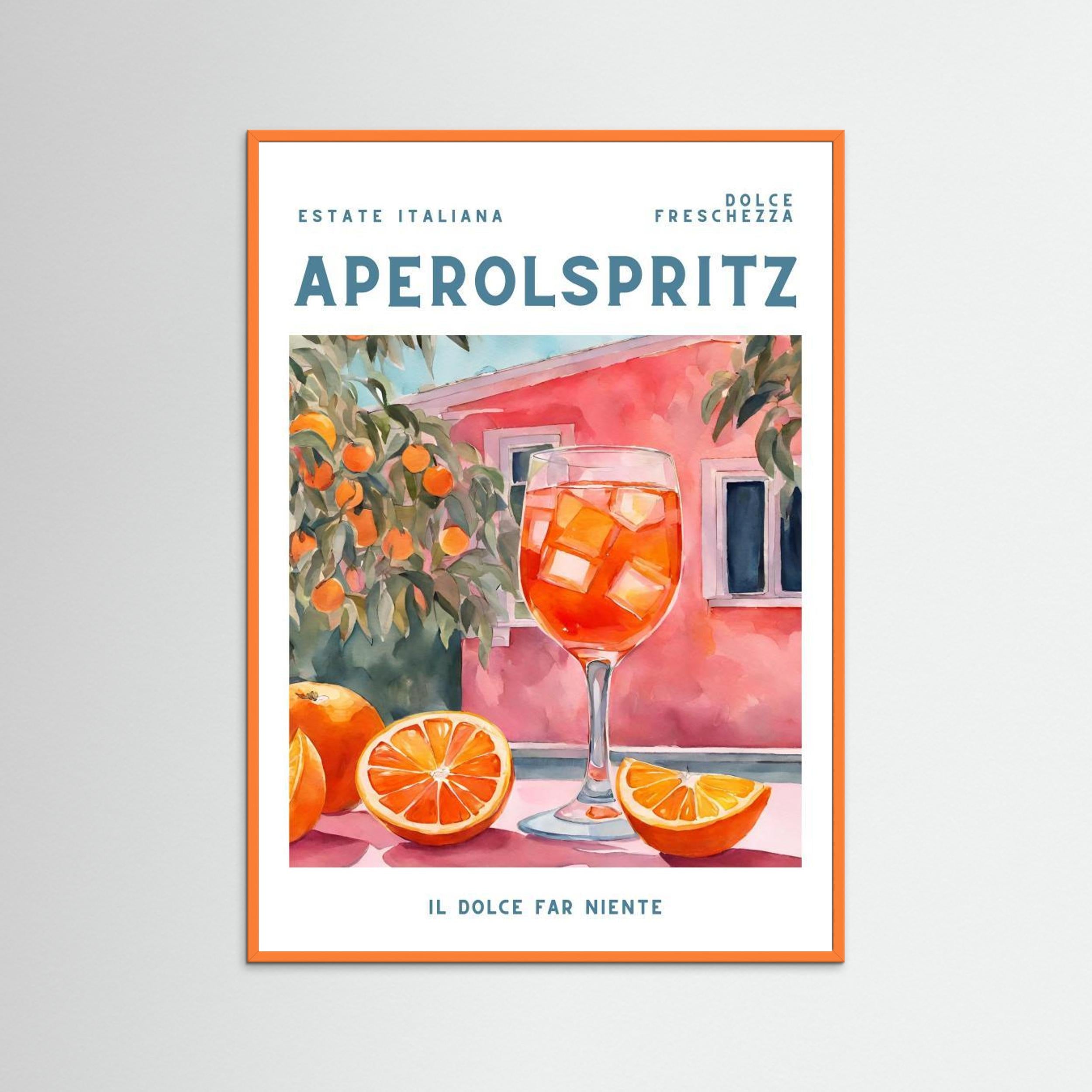 Aperol Spritz by Ohkimiko Fine Art Paper 
