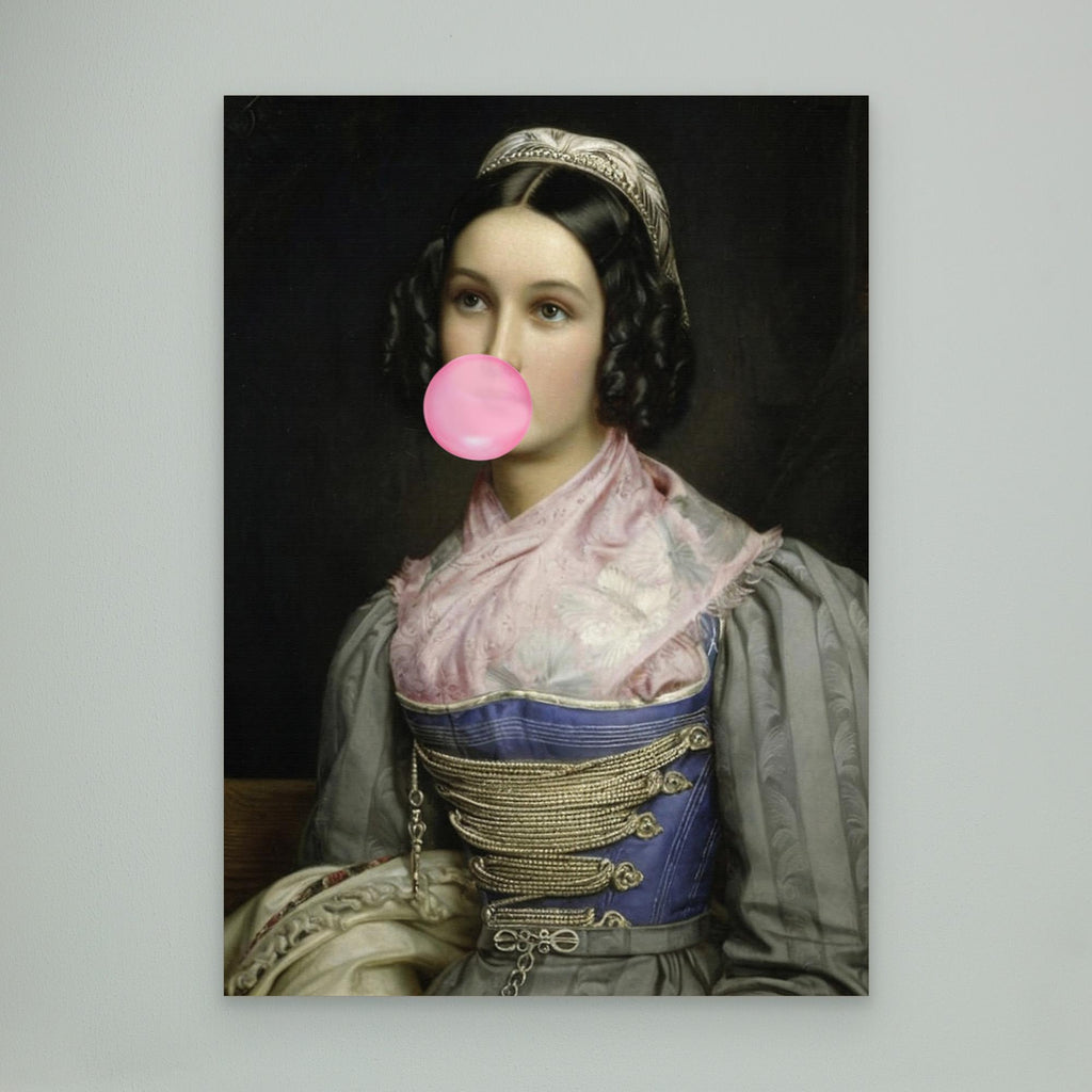 Bubble Gum Portrait by The Art Concept