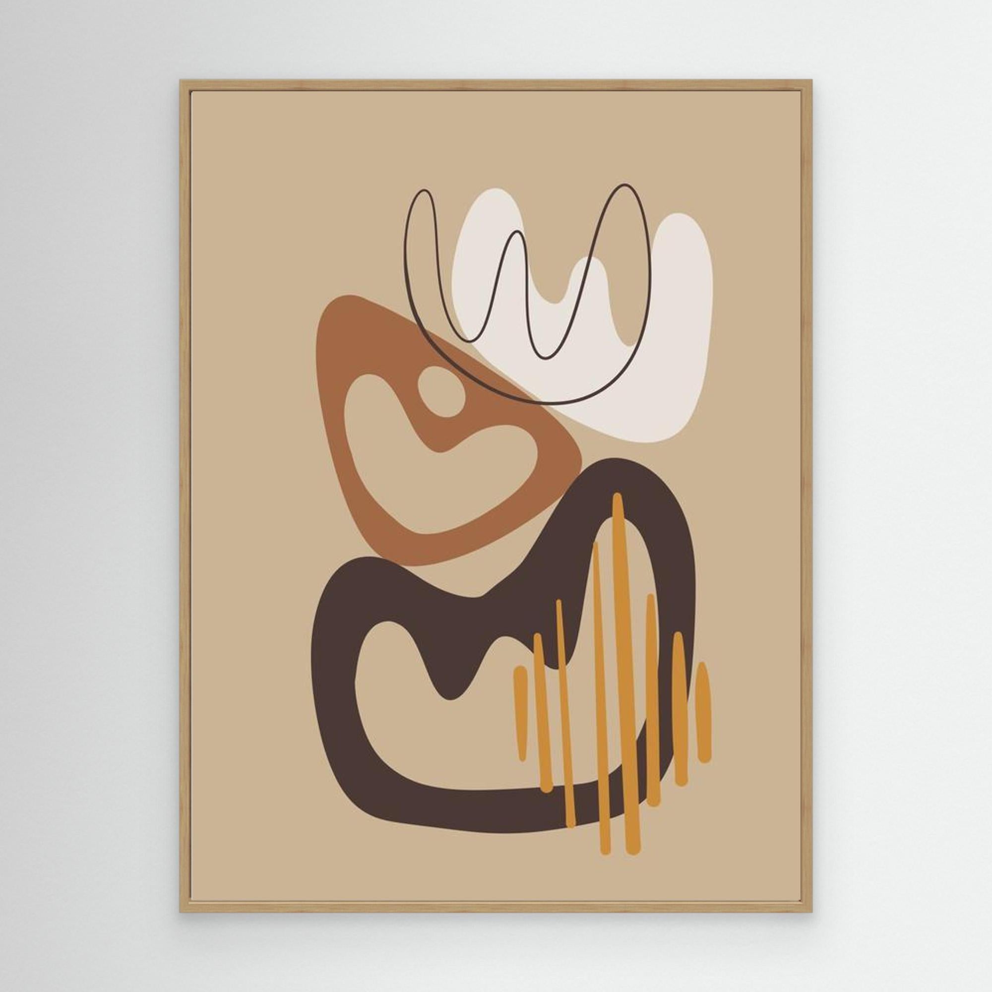 Form and Ember No.1 by The Frame Gain Canvas