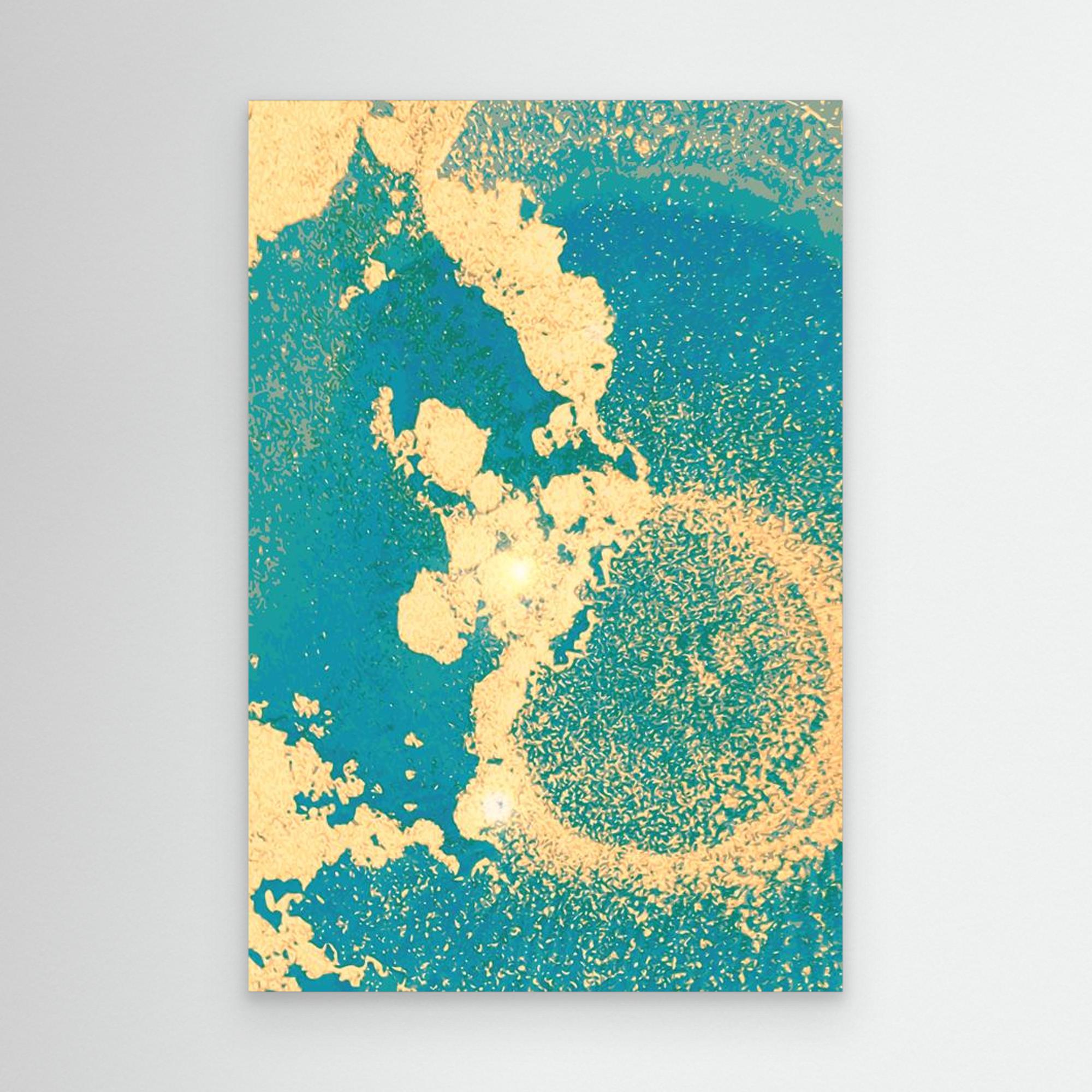 Rich Ocean No.3 by The Frame Gain Canvas