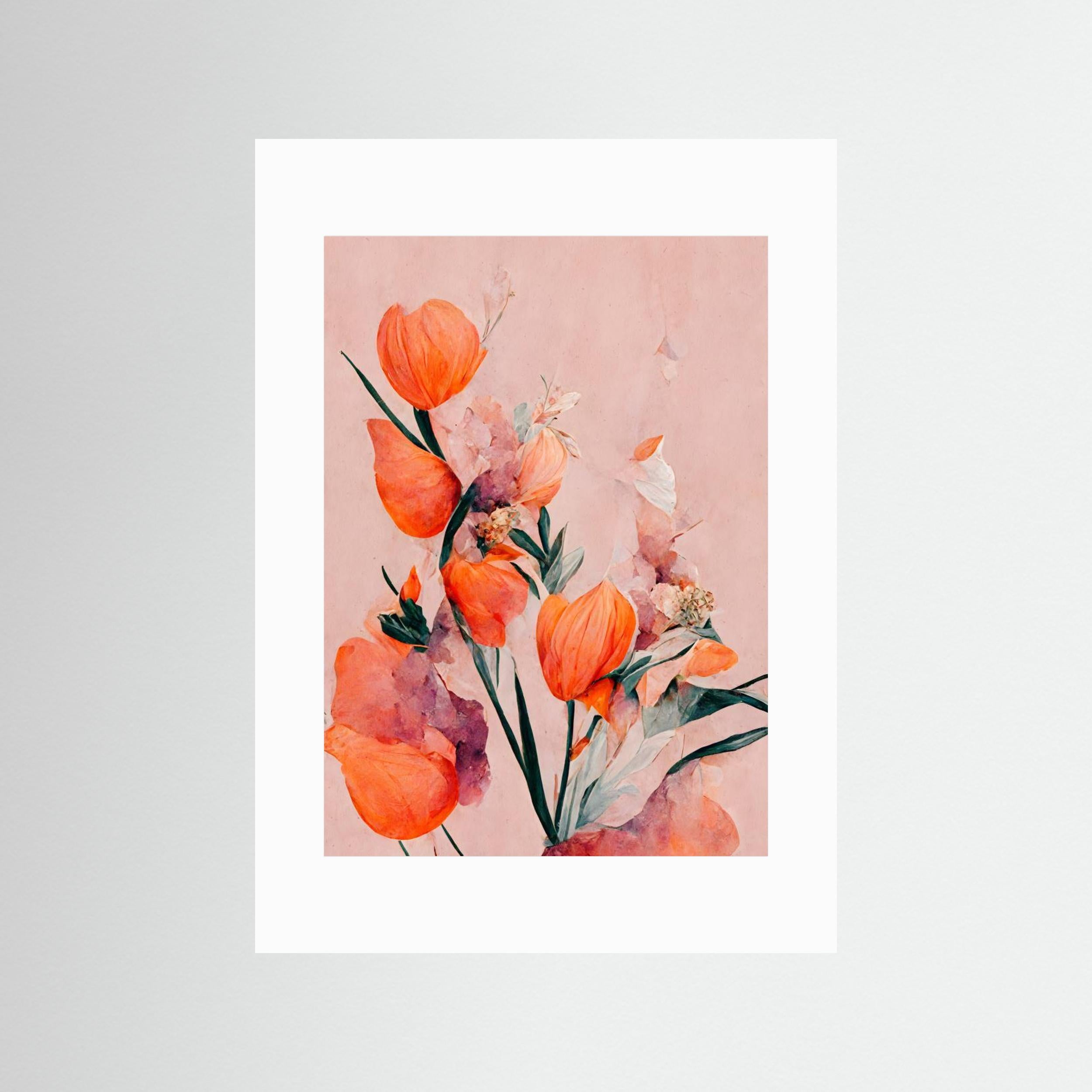 Orange Tulips by Treechild