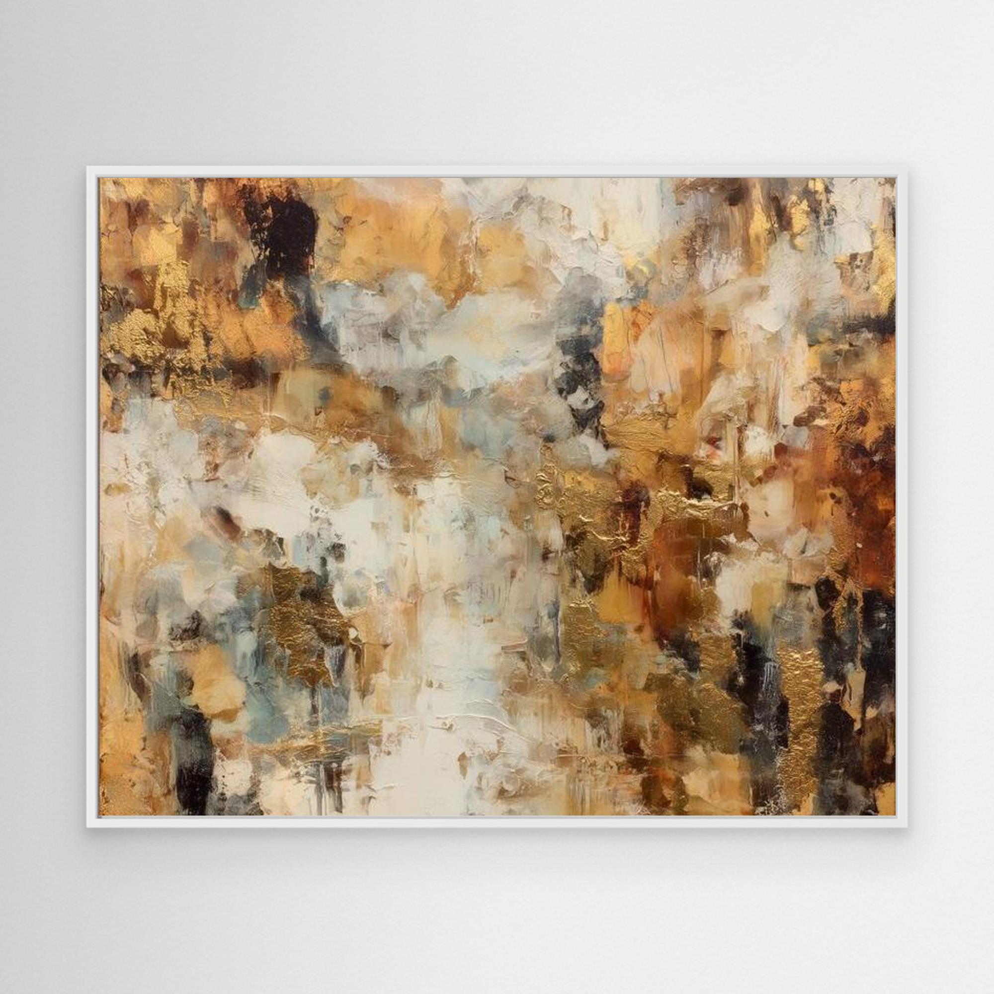 Gold lock No.1 By Natty Jaxxx The Frame Gain Canvas 