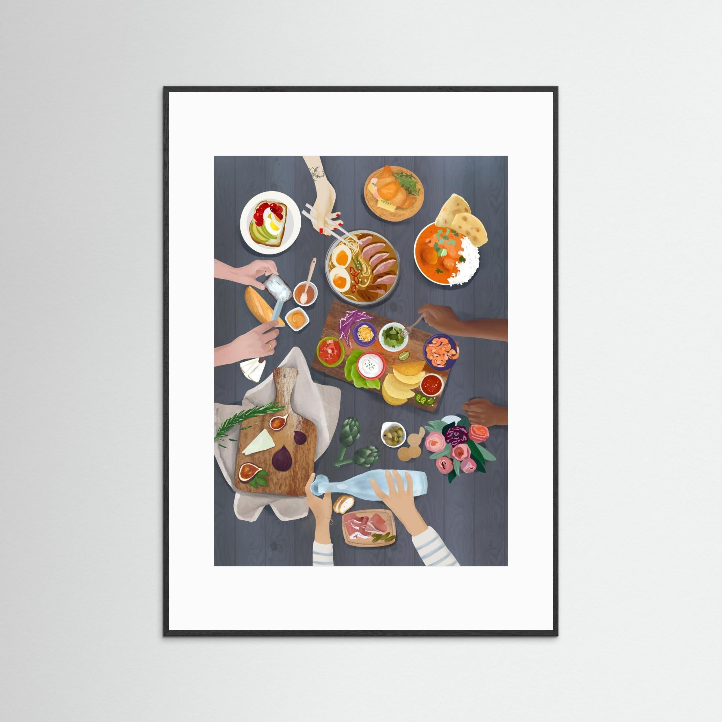 Brunch by Petra Lizde Fine Art Paper 