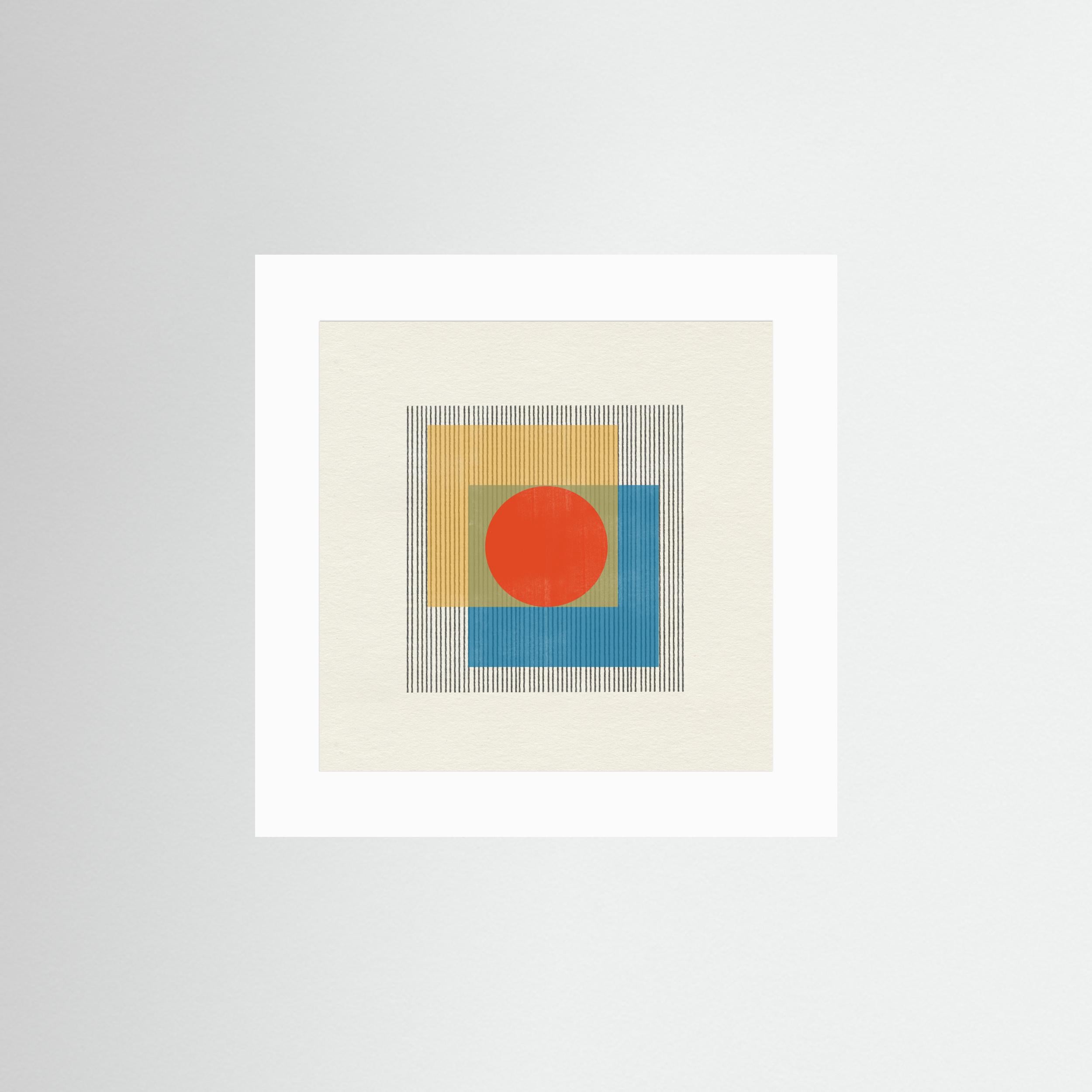 Midcentury Modern Object No3. by The Miuus Studio Fine Art Paper 
