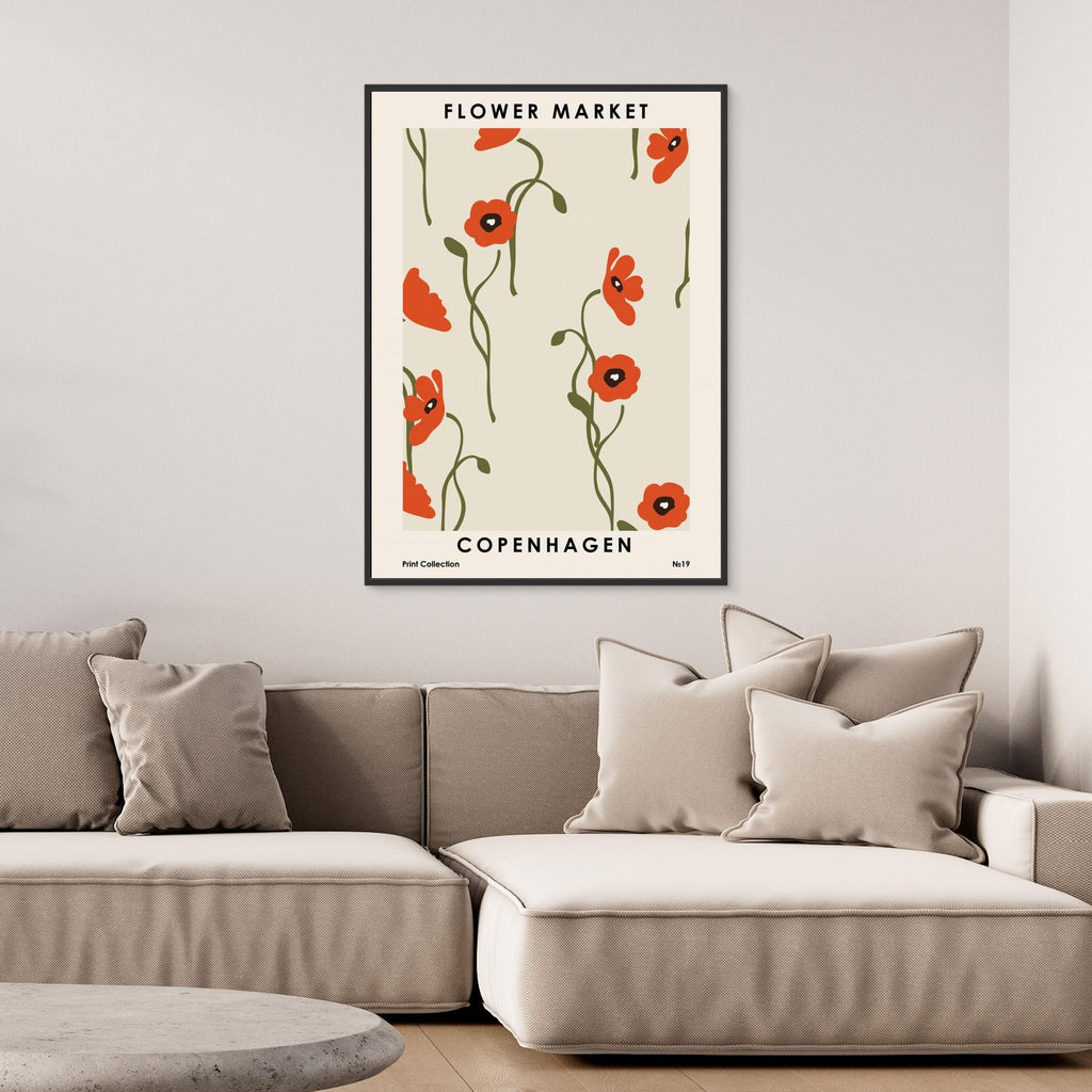 Flower Market Copenhagen by Nktn Canvas