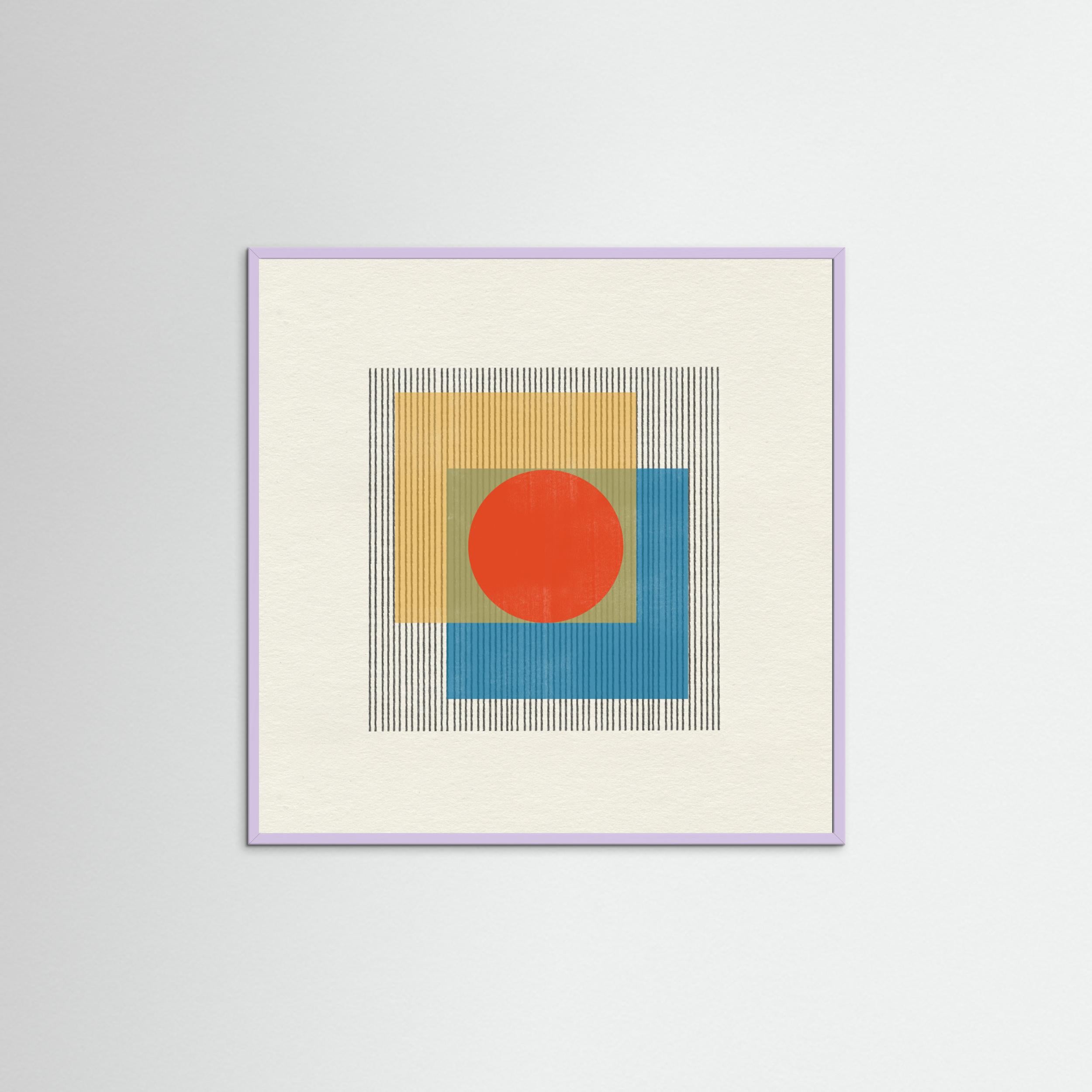 Midcentury Modern Object No3. by The Miuus Studio Fine Art Paper 