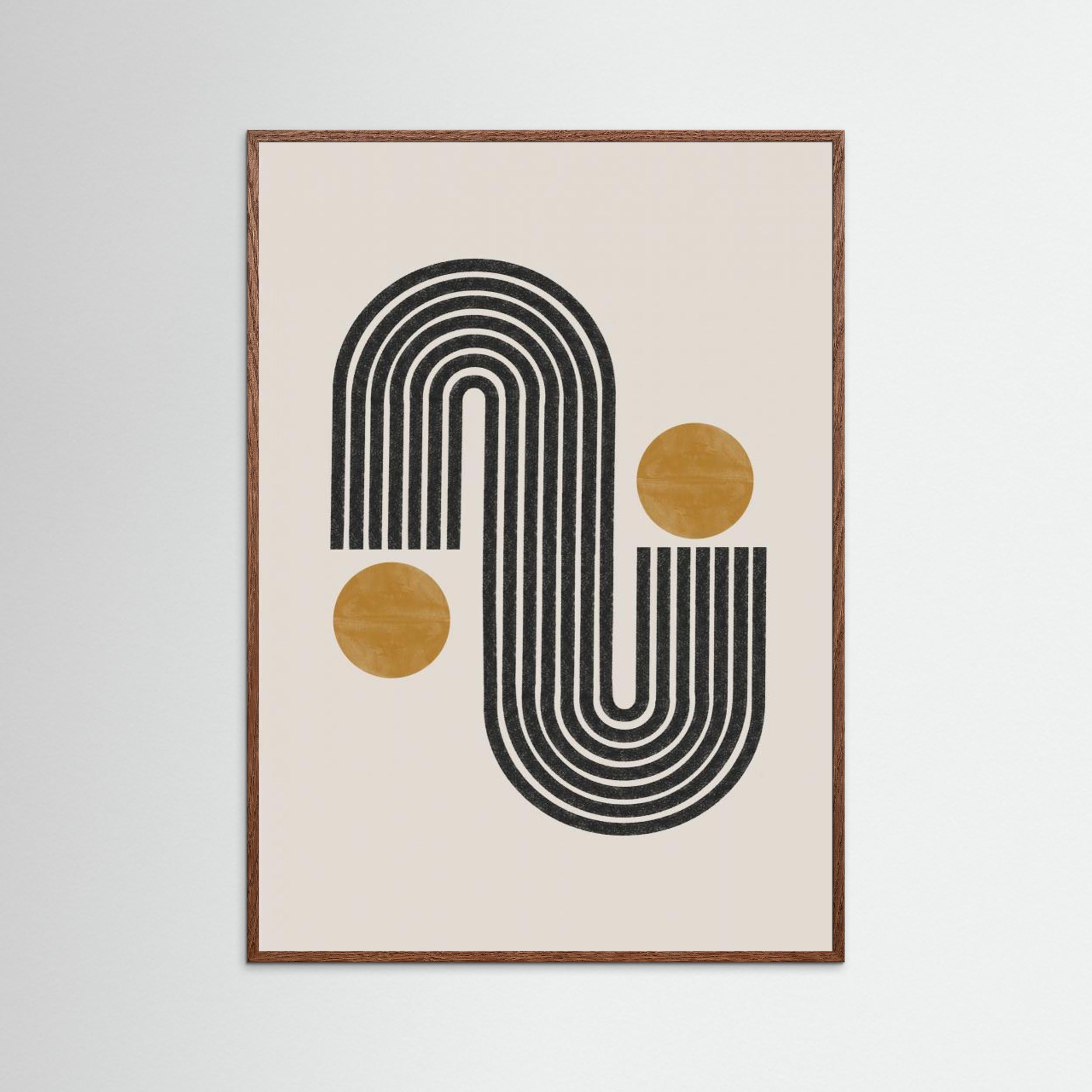 Mid Century No3. by The Miuus Studio Fine Art Paper 