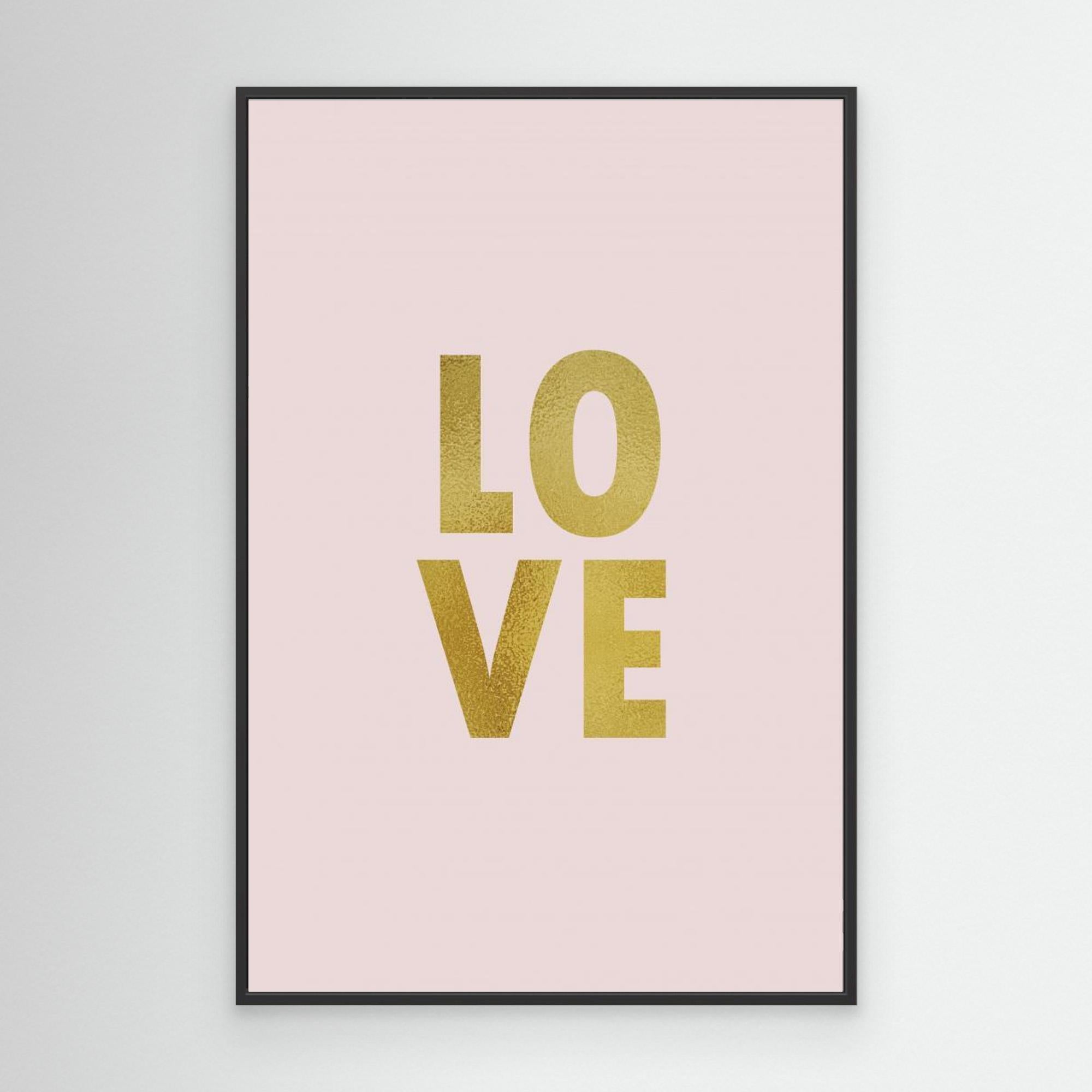 Love by Oju Design Canvas