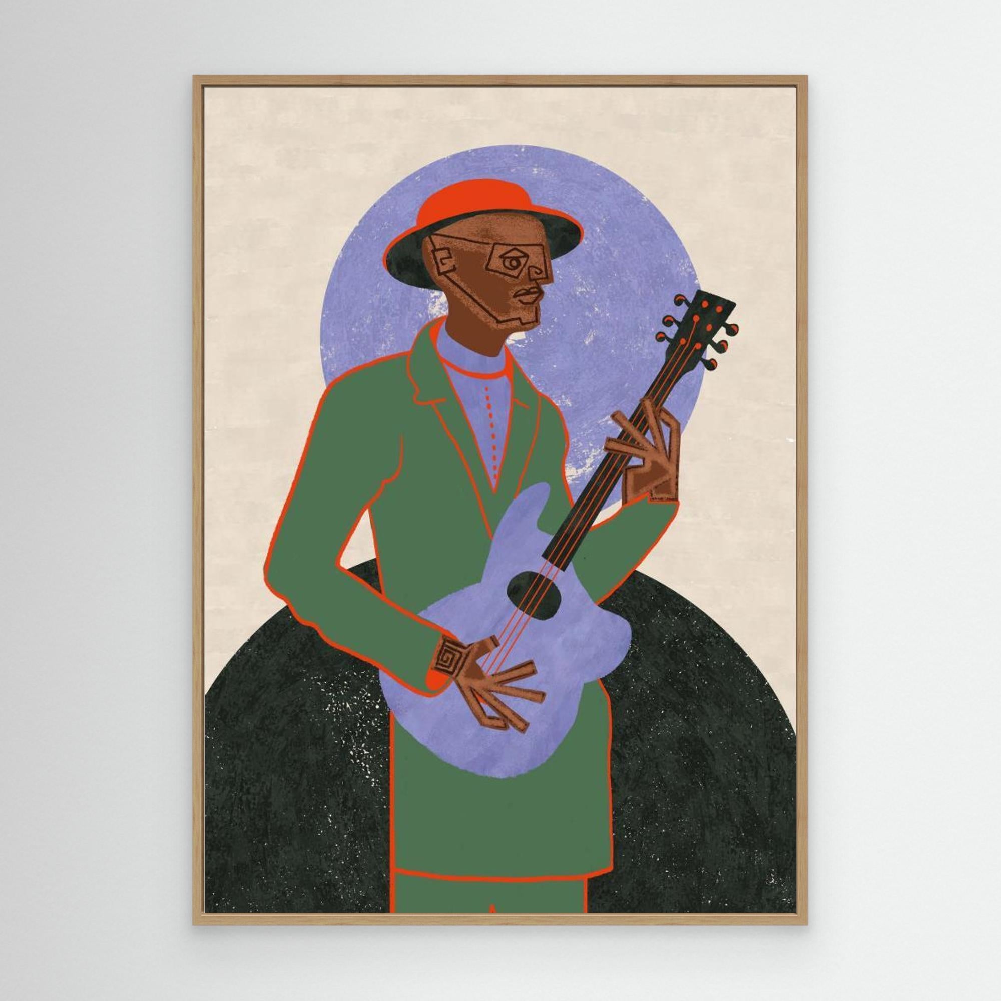 MUSICIAN GUY XII by Gulcihan Ozguc Canvas