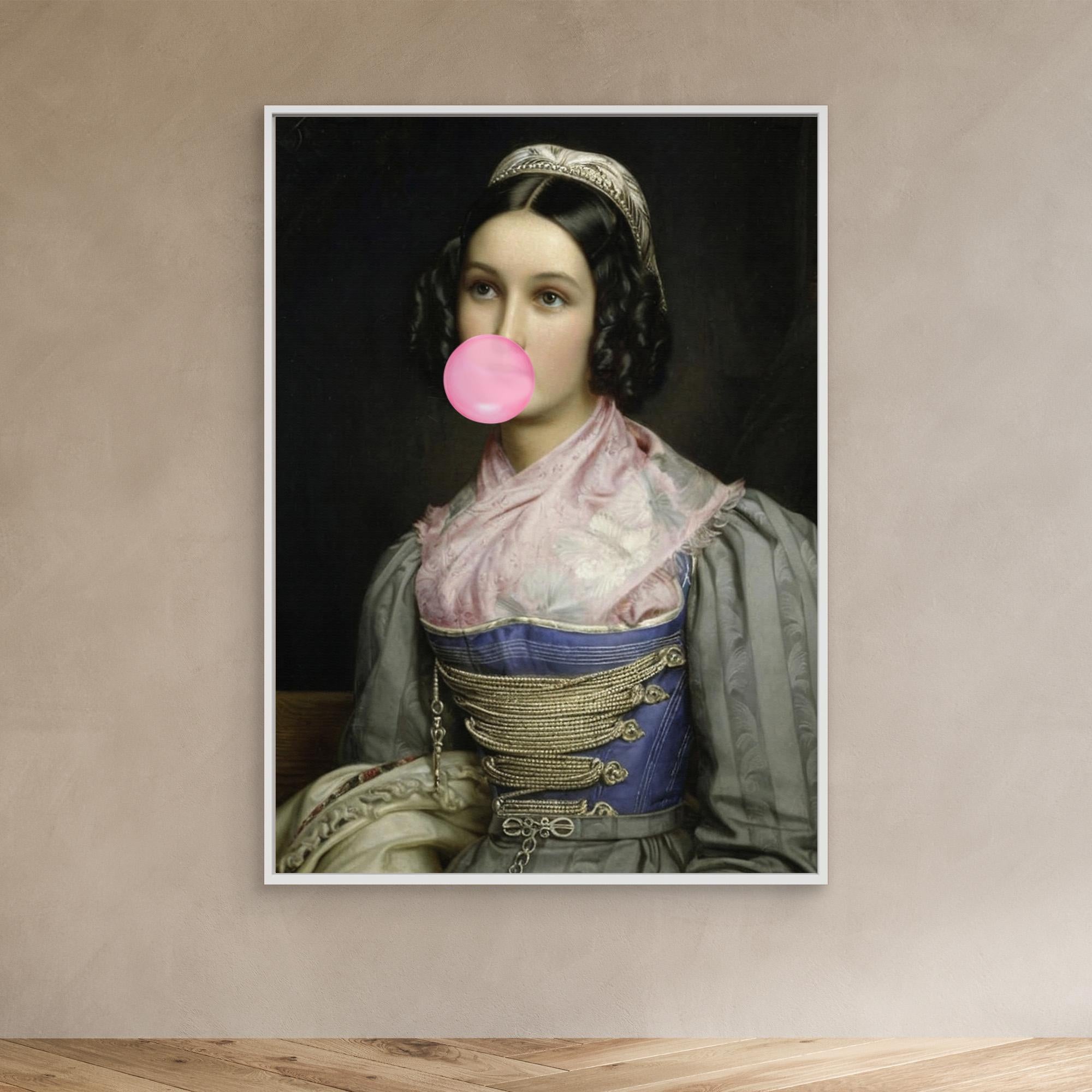 Bubble Gum Portrait by The Art Concept