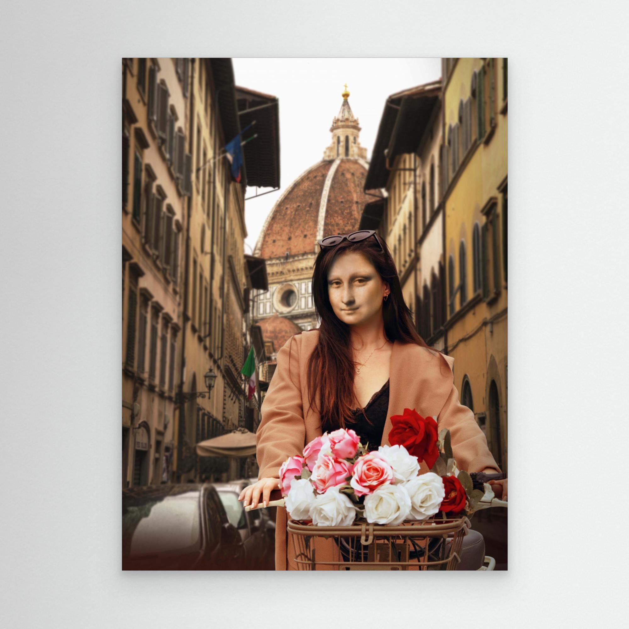 Mona On Florence by Dikhotomy Canvas