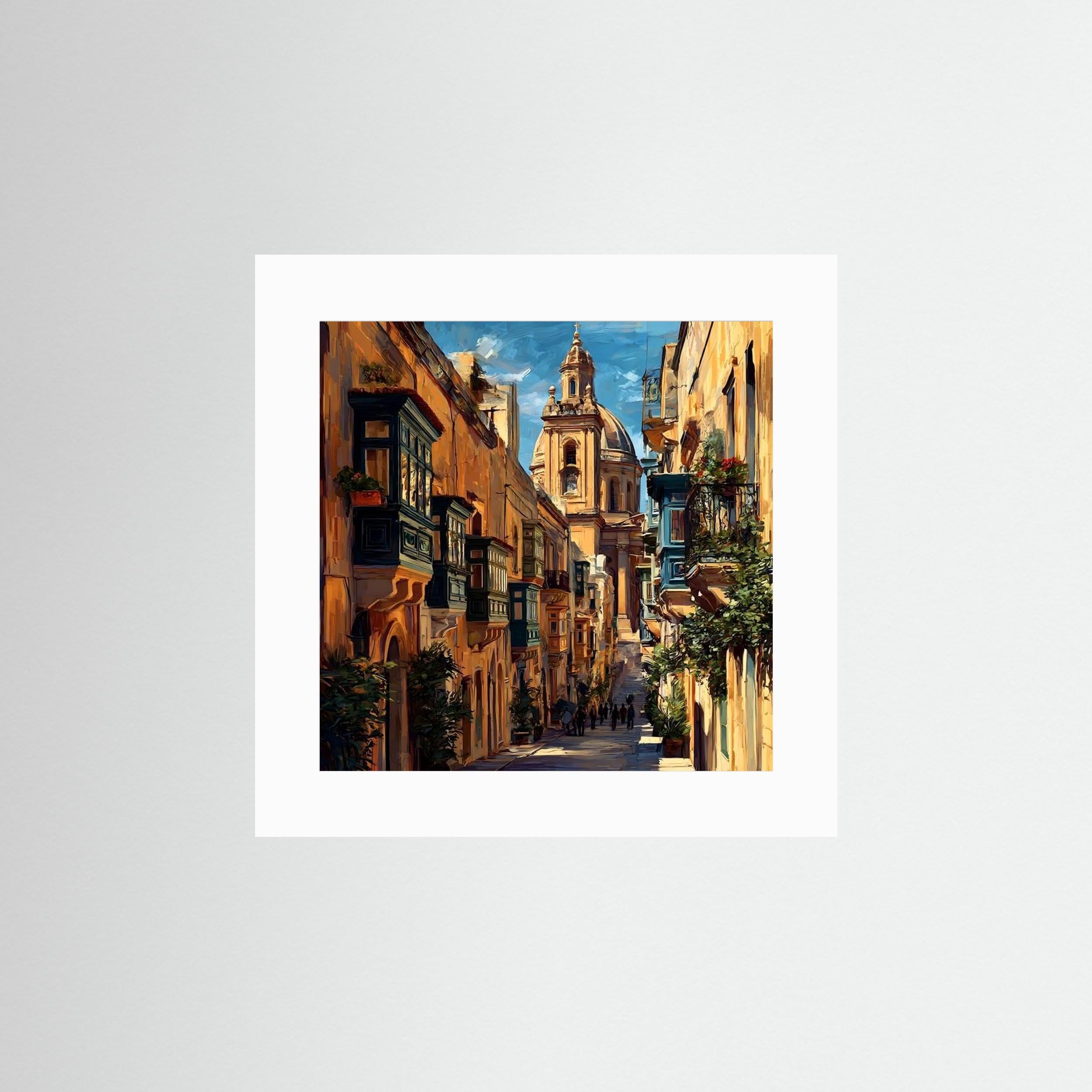 Malta villi by Natty Jaxxx The Frame Gain Fine Art Paper