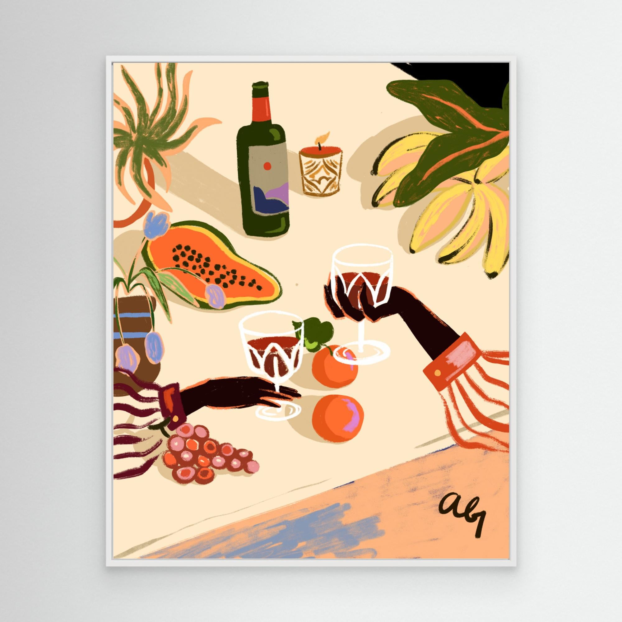 Cheers To You by Arty Guava Canvas
