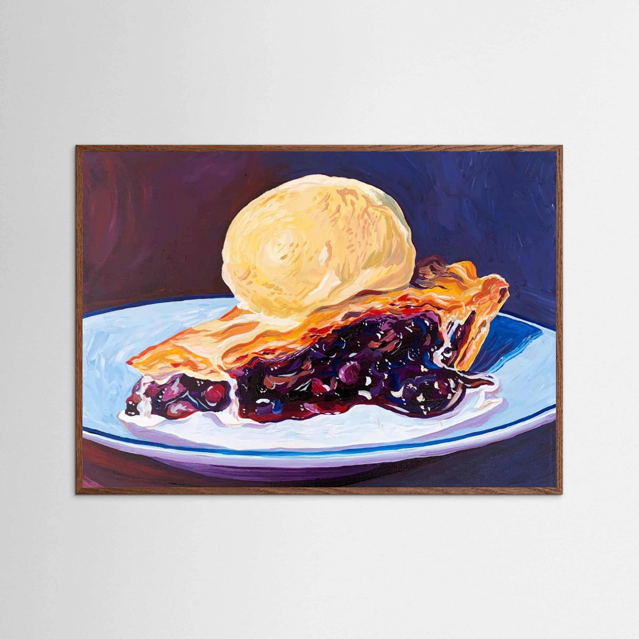 Blueberry Pie by Pauline Wegman | Key And Sea Creative Fine Art Paper