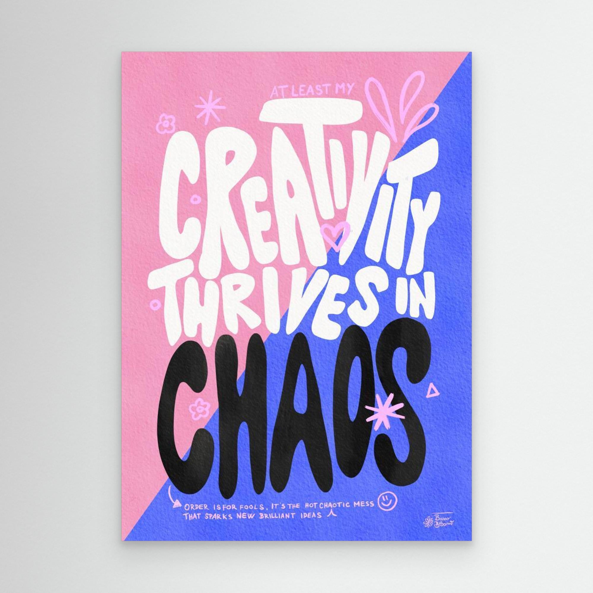 Creative Chaos by Baroo Bloom Canvas