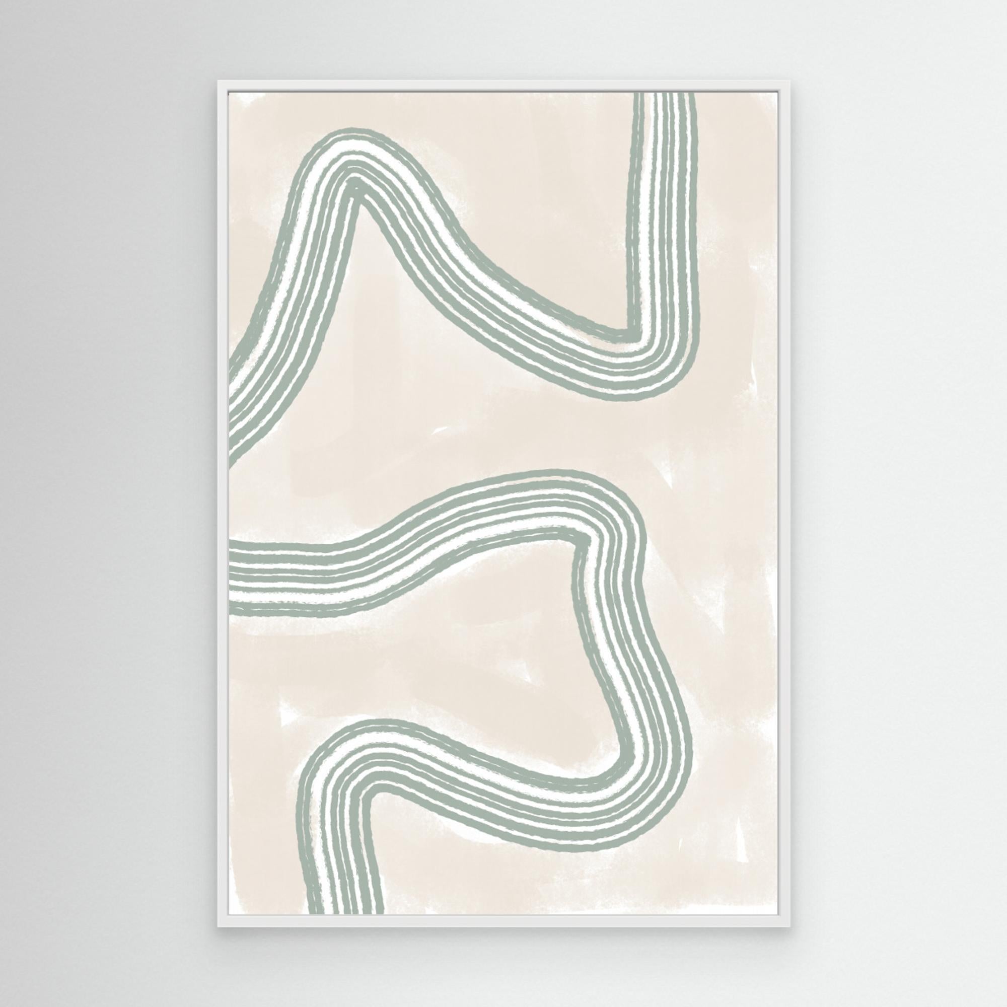 Abstracto Twist by Uplusmestudio Canvas