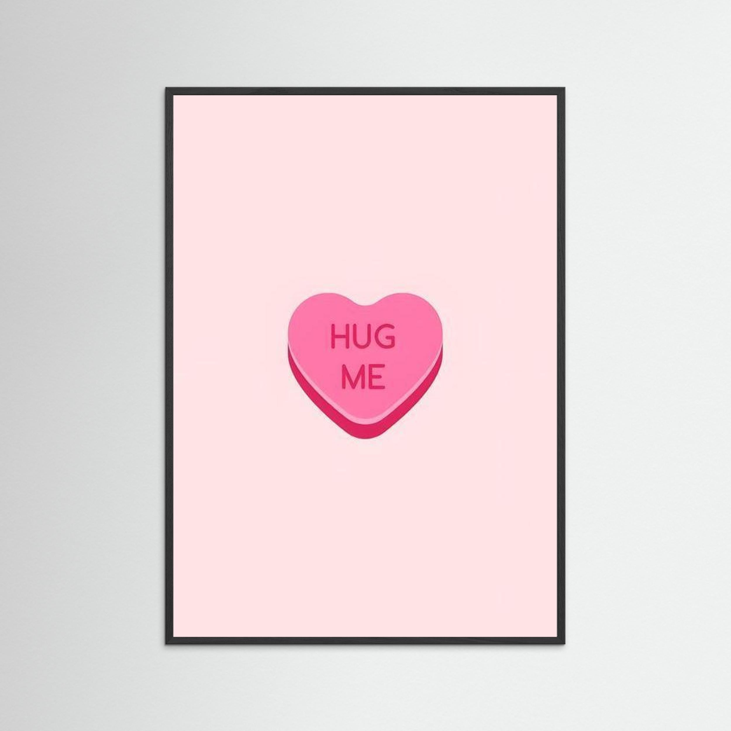 Hug Me By The Frame Gain Fine Art Paper