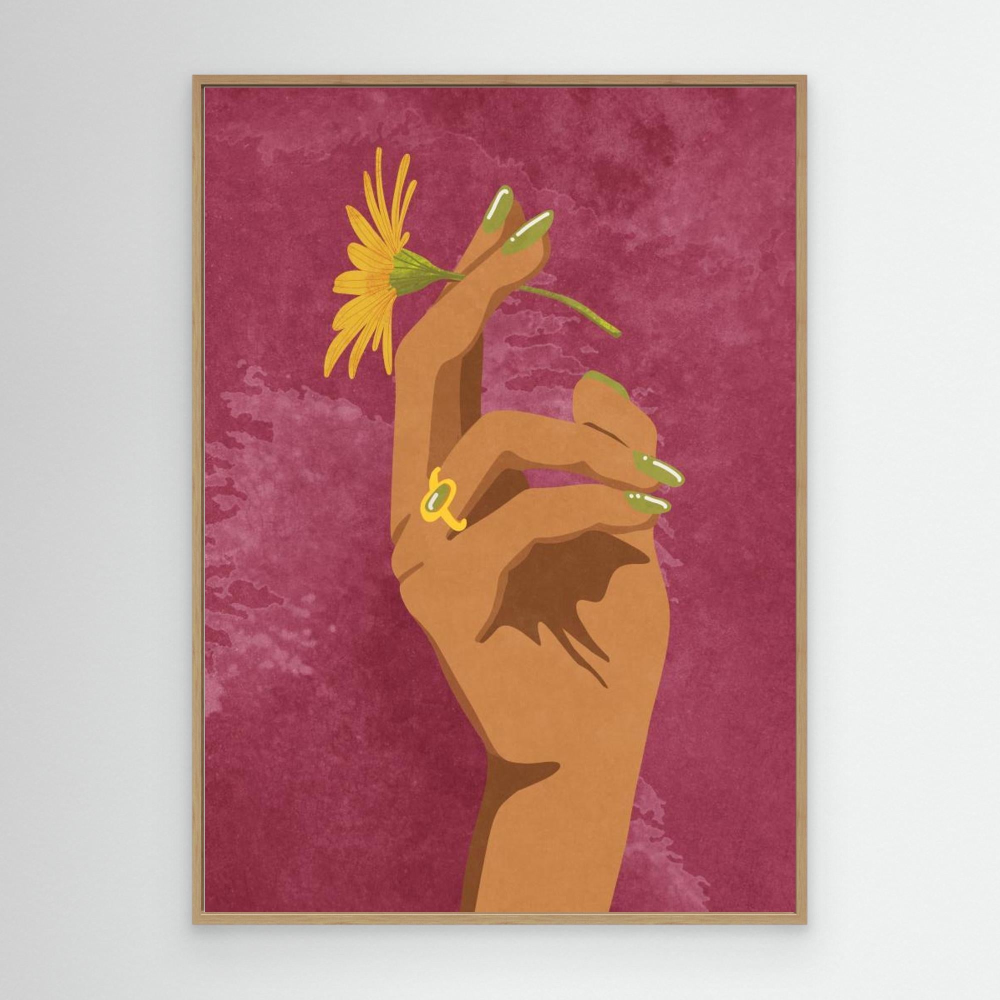 Smoking Flower by Raissa Oltmanns Canvas