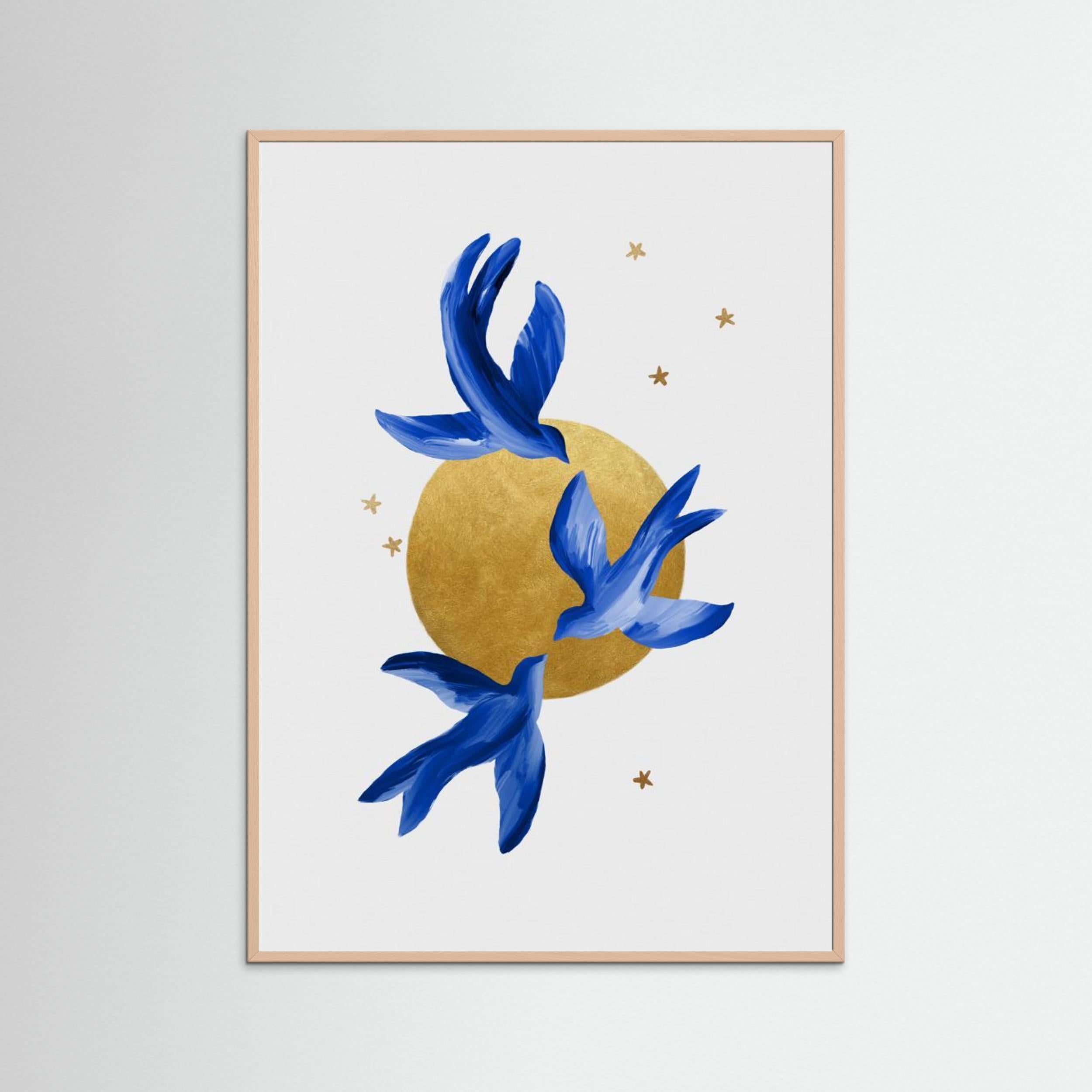 Blue Birds by Orara Studio