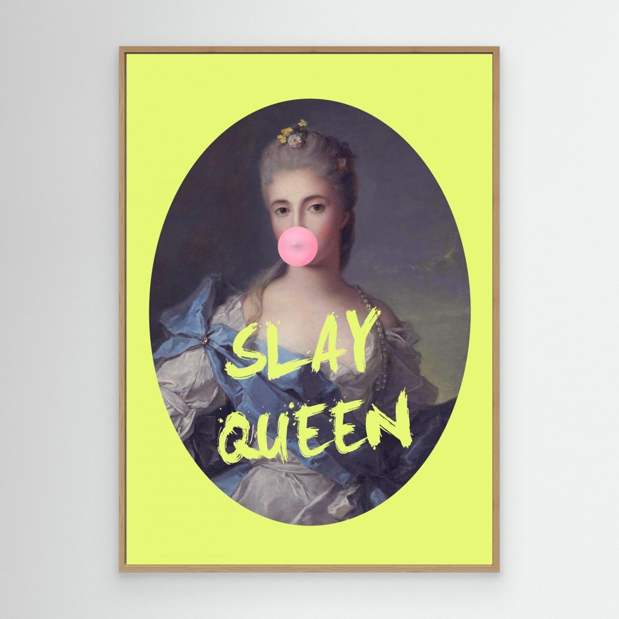 Slayqueenyellow Ratioiso by Talitha Mc Queen Canvas