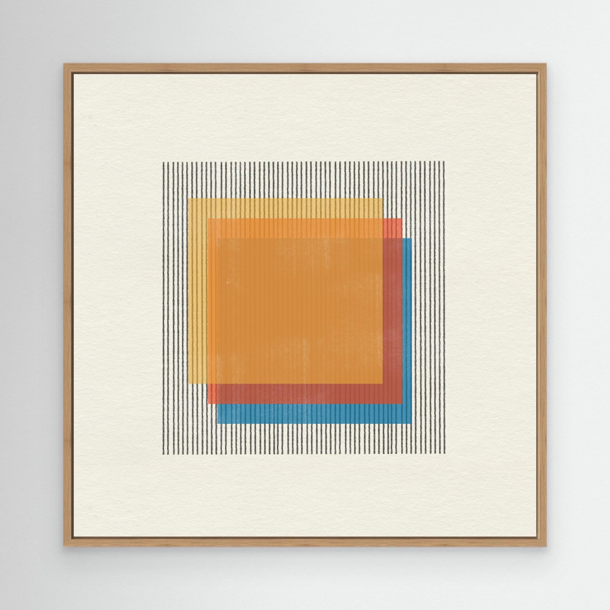 Midcentury Modern Object No1. by The Miuus Studio Canvas