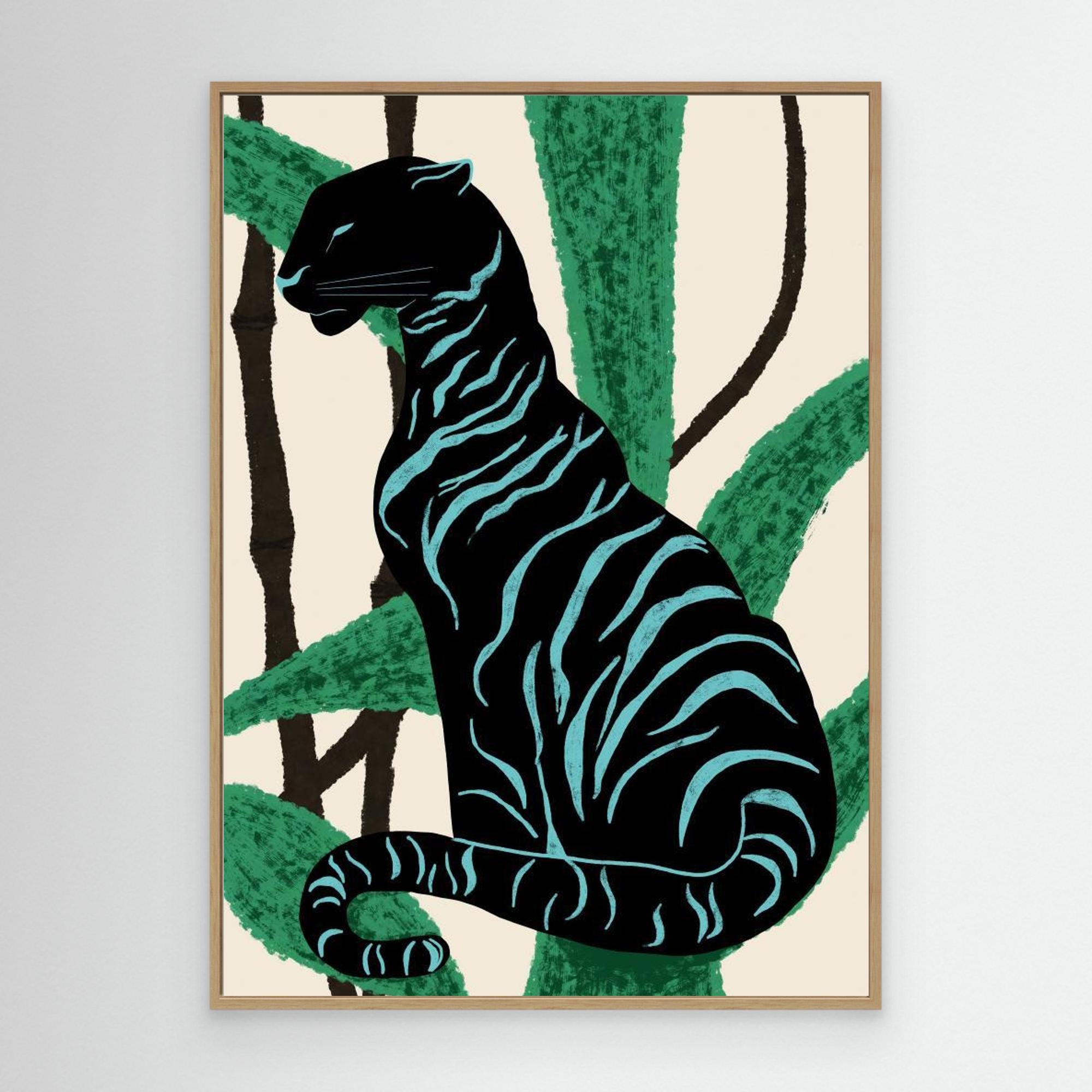 BLACK CHARACTER by Gulcihan Ozguc Canvas