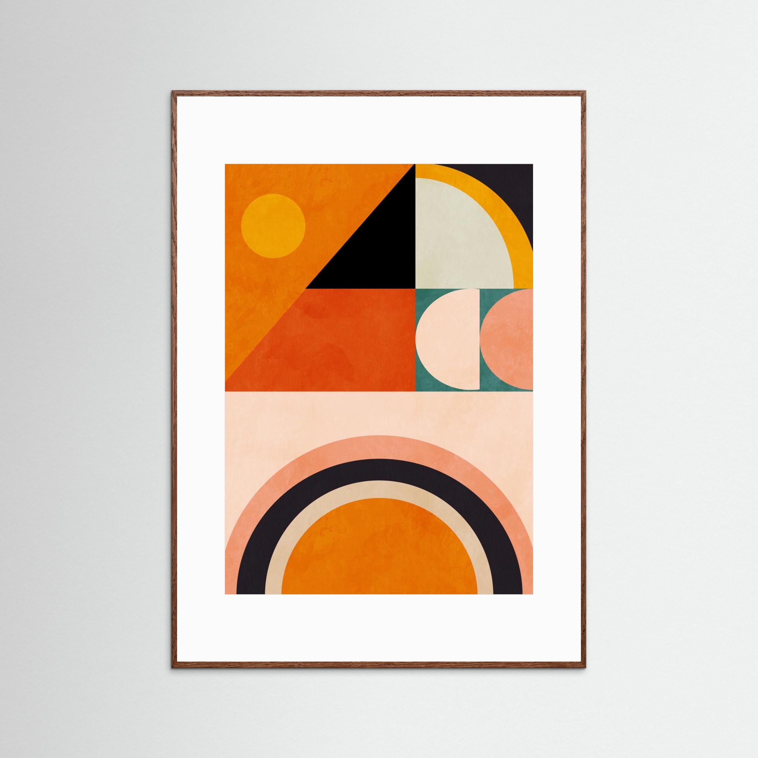 Playing Around Shapes 4 by Ana Rut Bre Fine Art Paper 