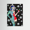 Disco Alien by Lynnda Rakos Fine Art Paper 