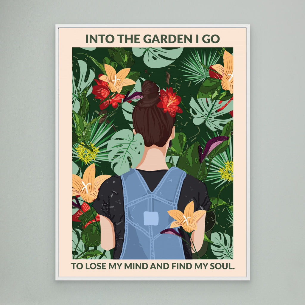Into the Garden Standard Wall Art by Wall Chart Art Studio