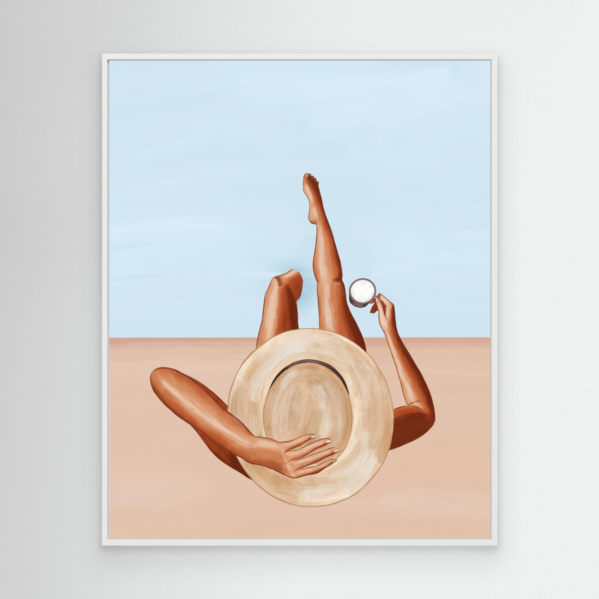 Poolside Girl by Ivy Green Illustrations Canvas
