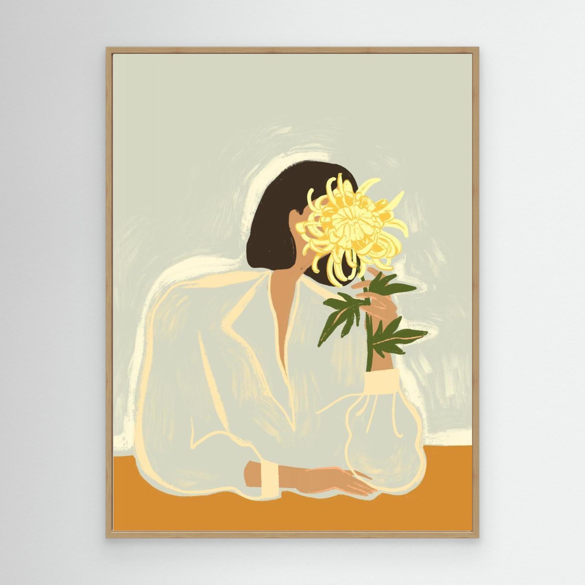 Thecrysanthemum by Arty Guava Canvas